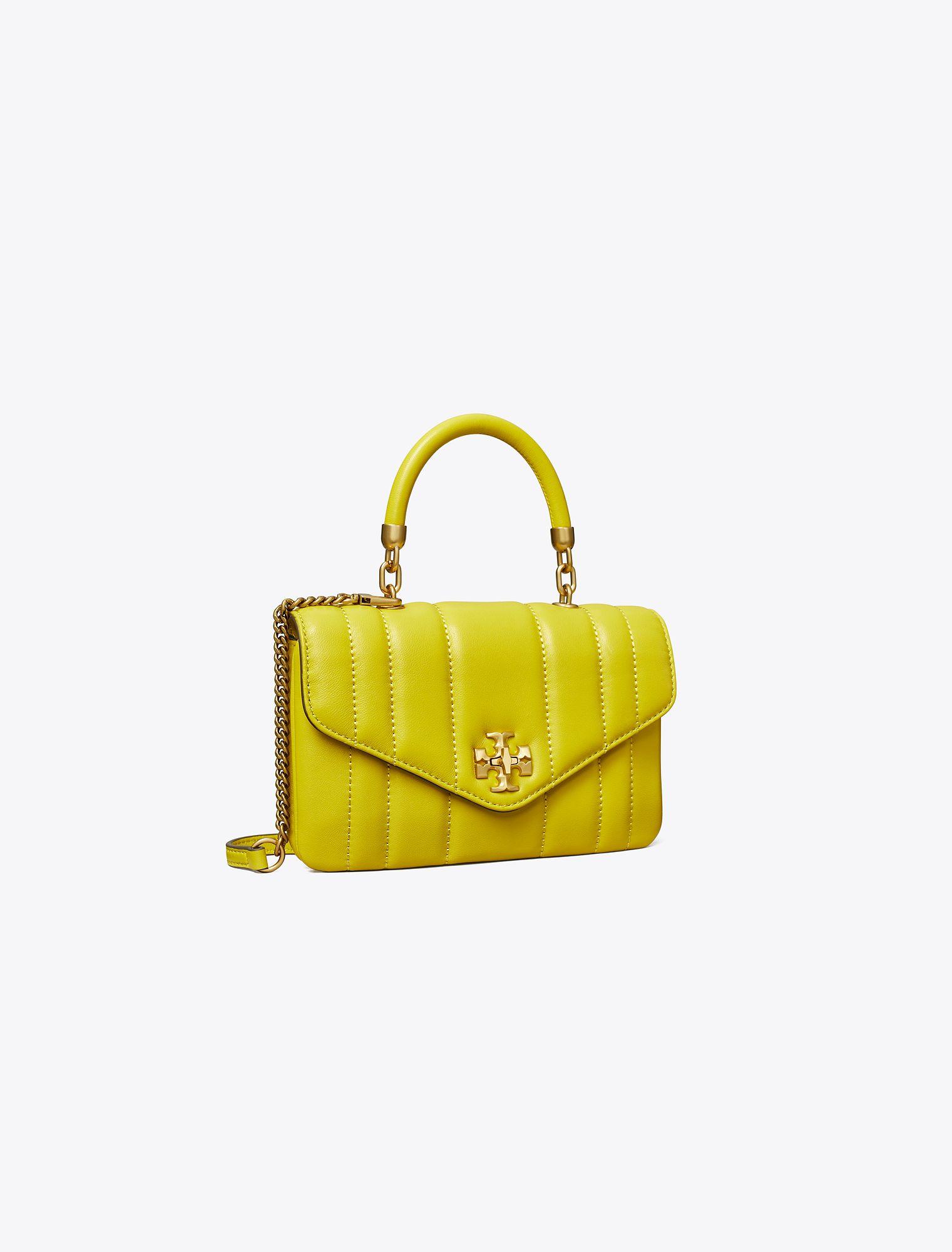 Tory Burch Mini Kira Top-handle Bag in Yellow | Lyst