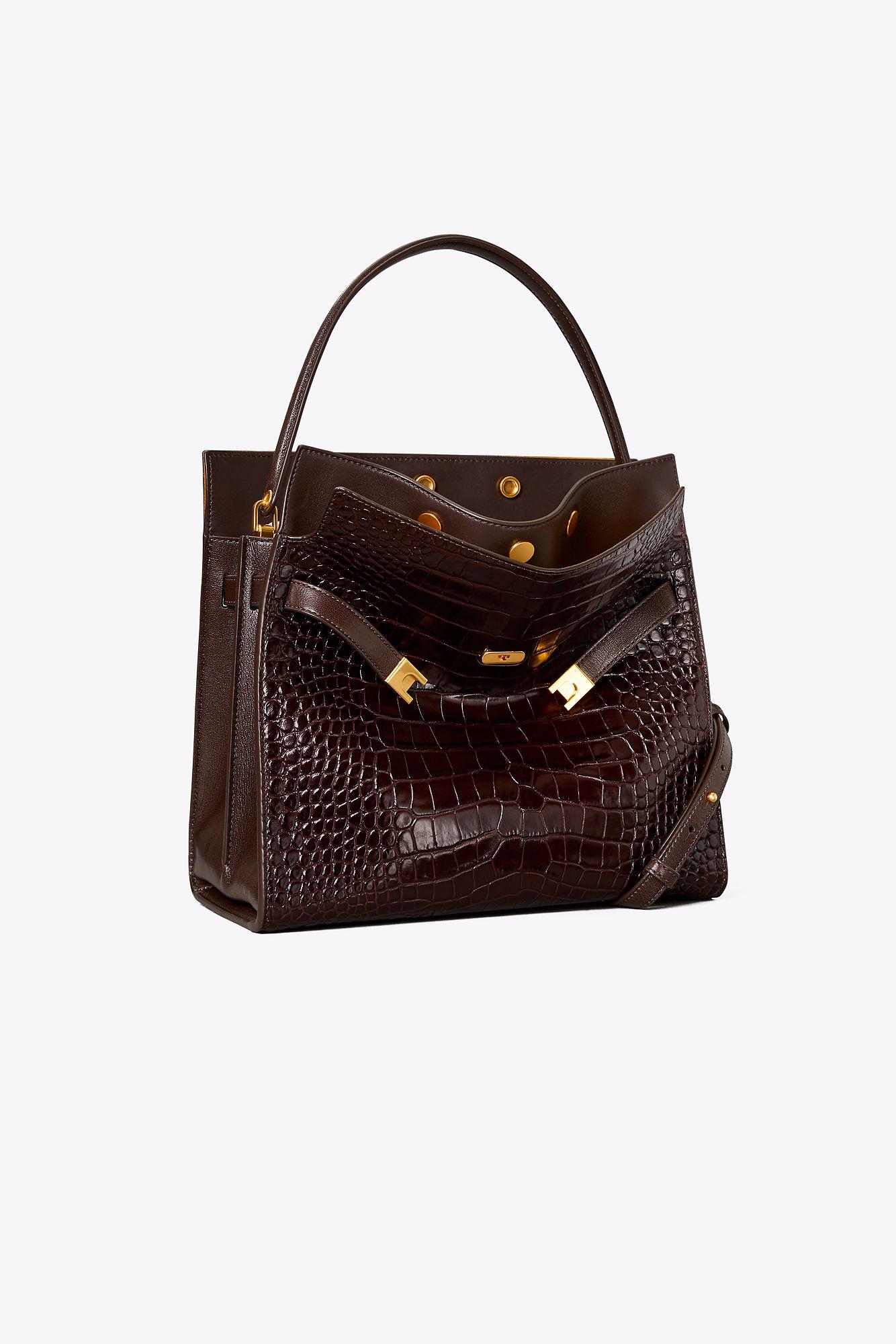Tory Burch Lee Radziwill Double Bag in Red Lyst