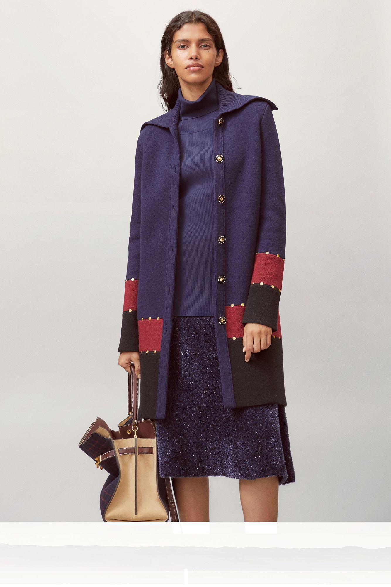 tory burch sweater coat
