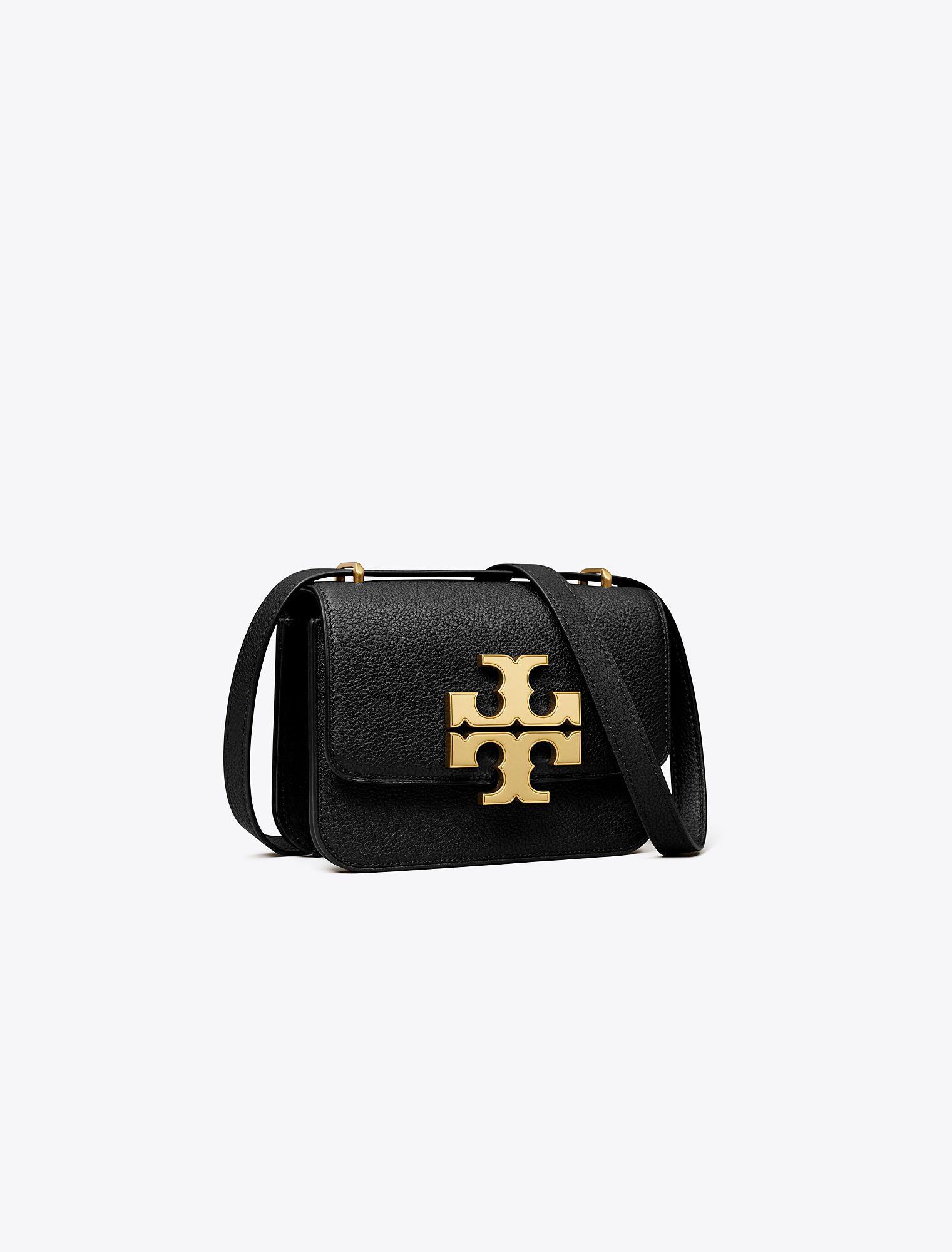 Tory Burch Small Eleanor Convertible Shoulder Bag in Black | Lyst