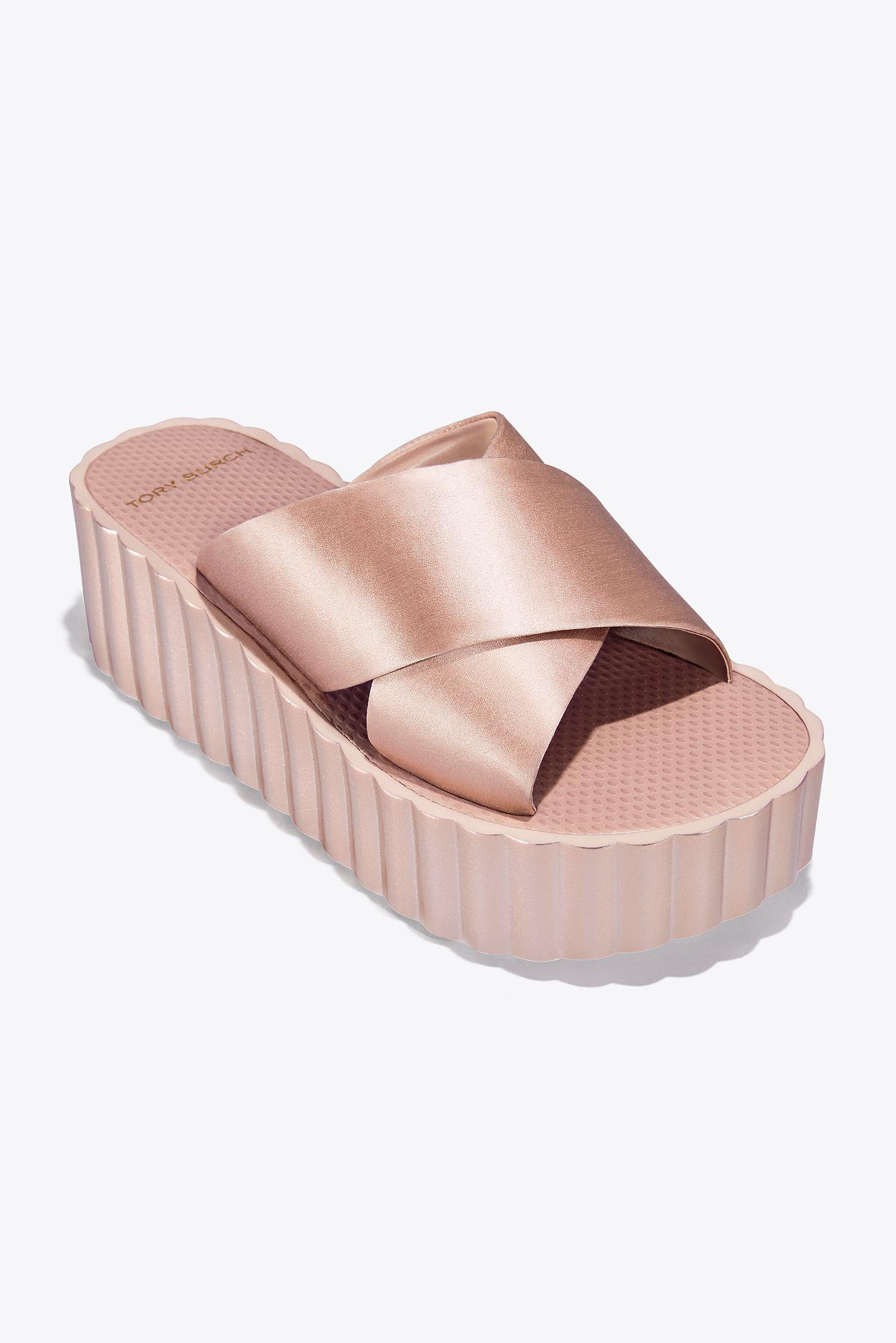 tory burch scallop wedge