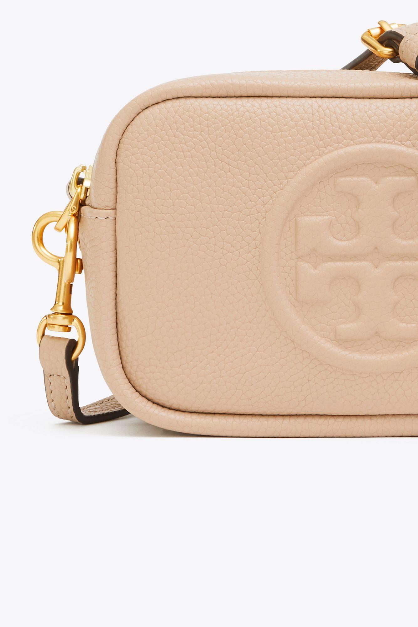 Tory Burch Perry Bombe Mini Bag in Natural | Lyst Canada