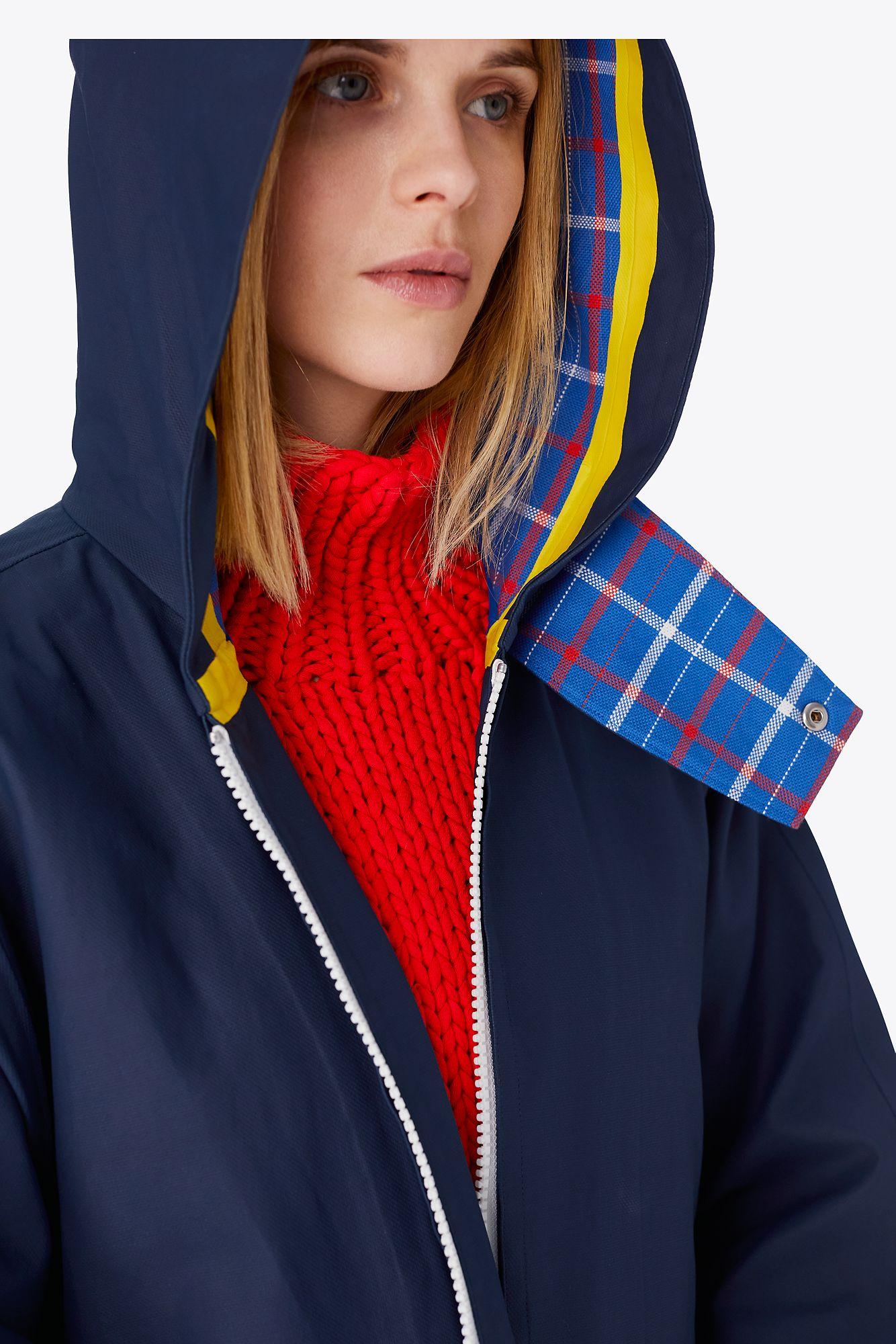 tory burch rain jacket