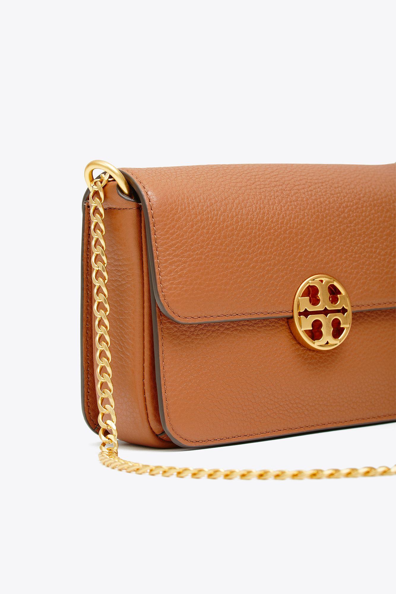 Tory Burch Chelsea Mini Leather Bag in Brown Lyst