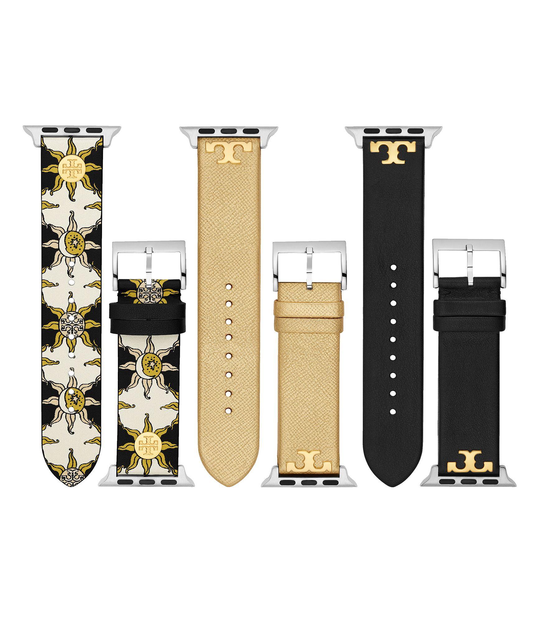 Tory Burch 3-pack Strap Set For Apple Watch, 38mm/40mm in Black - Lyst