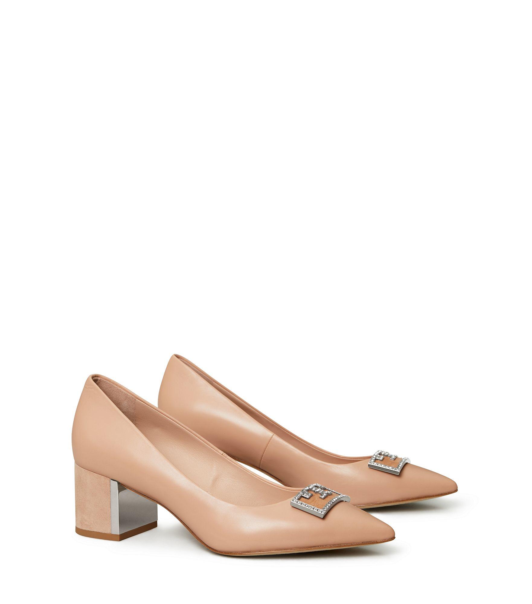 Tory Burch Embellished Pointed-toe Pump |