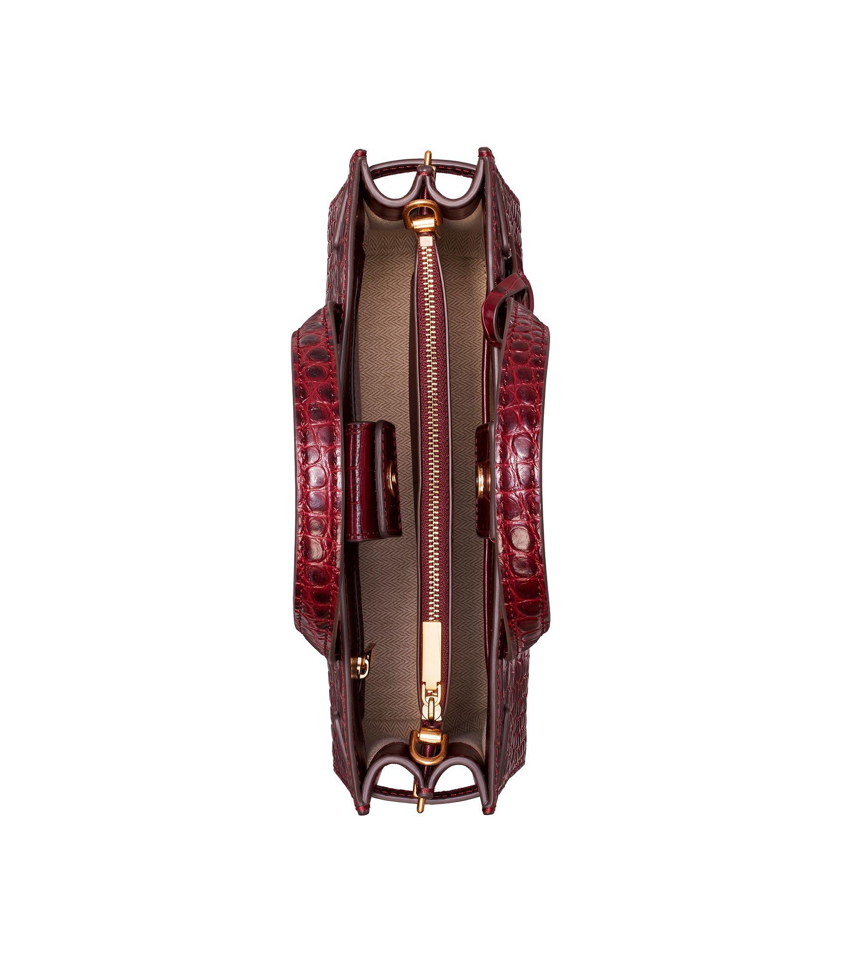 small walker leather satchel tory burch