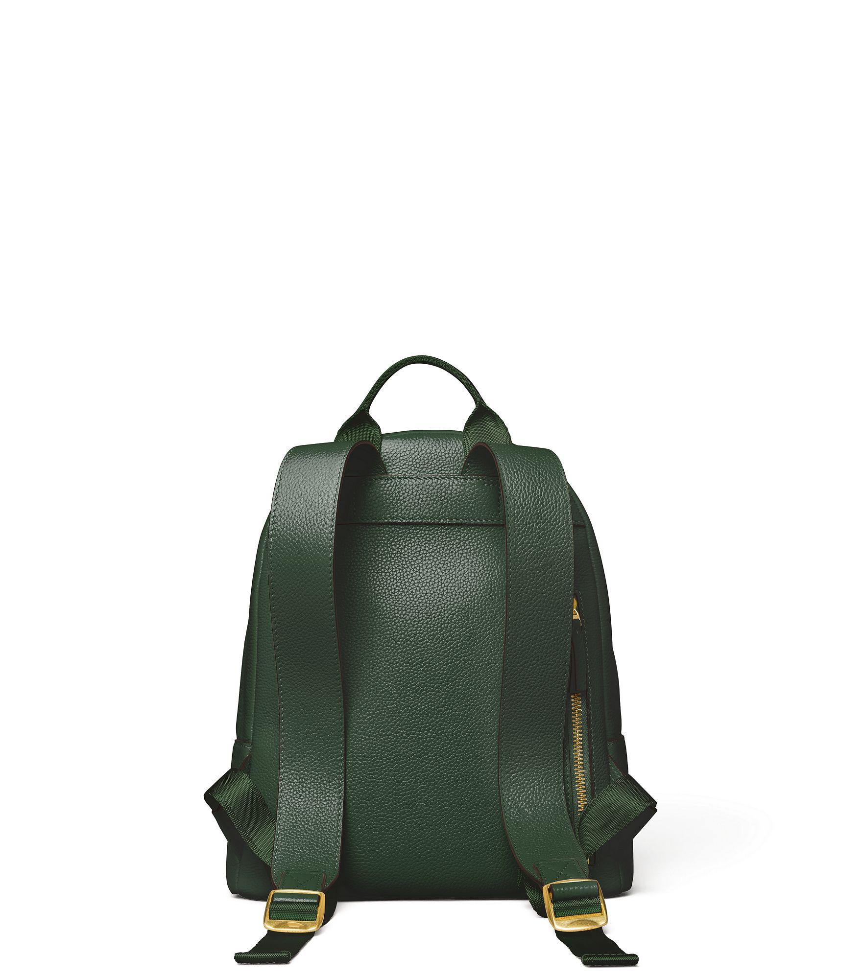 tory burch green backpack