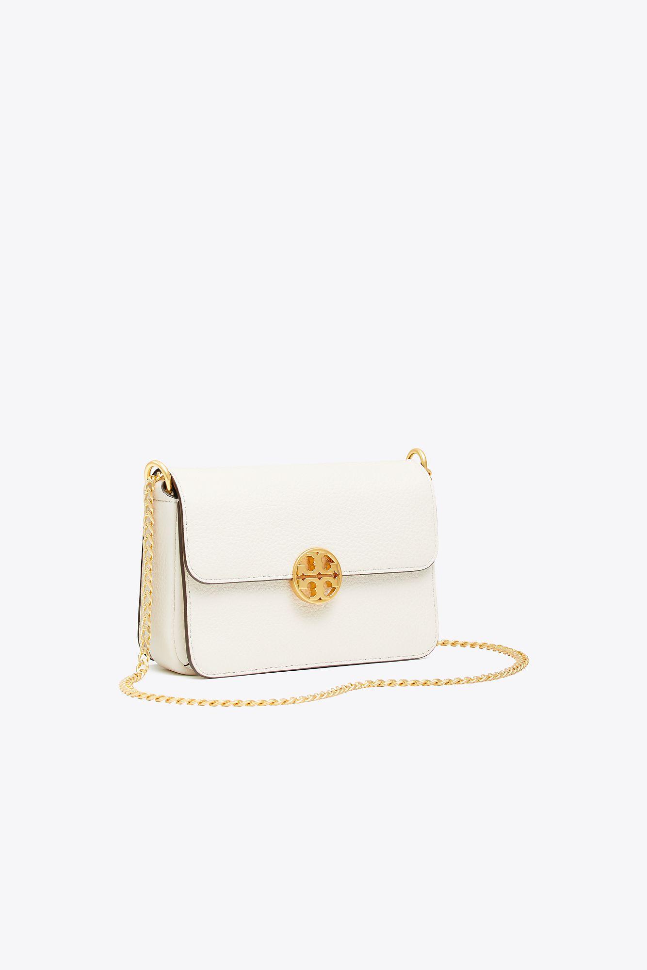 Tory Burch Chelsea Leather Crossbody Bag in White Lyst
