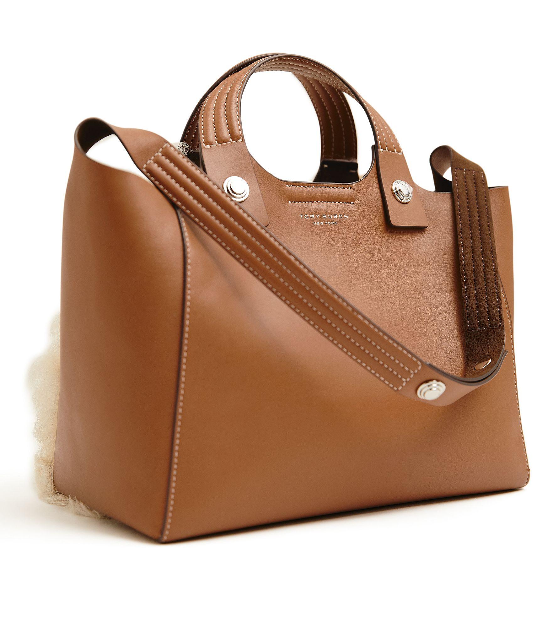 rory shearling mini tote