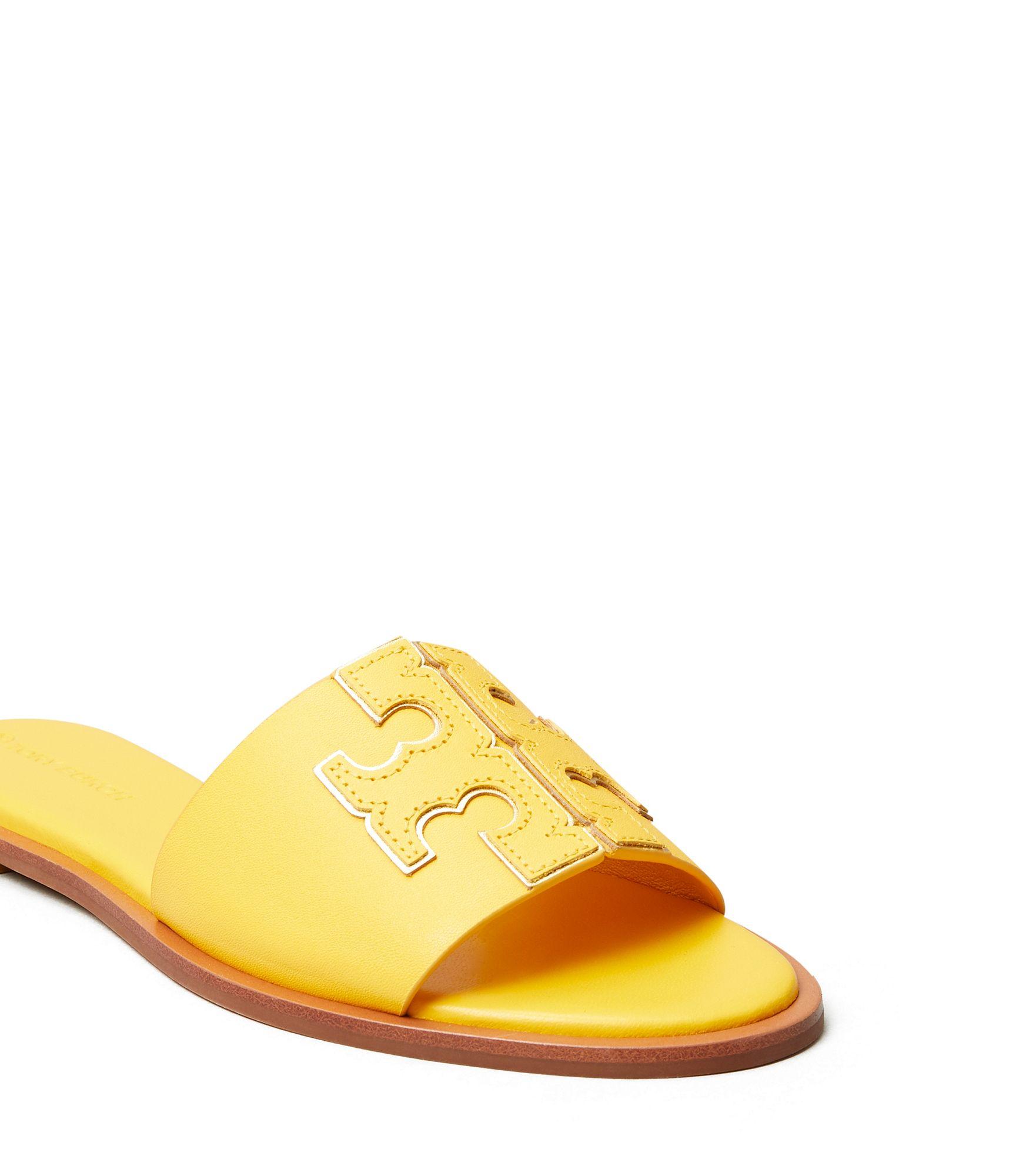Tory Burch Ines Slide in Yellow - Lyst