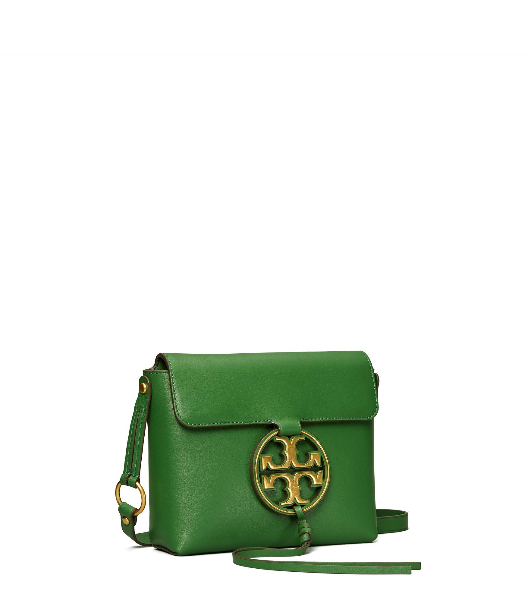 Tory Burch Miller Metal-logo Crossbody in Green