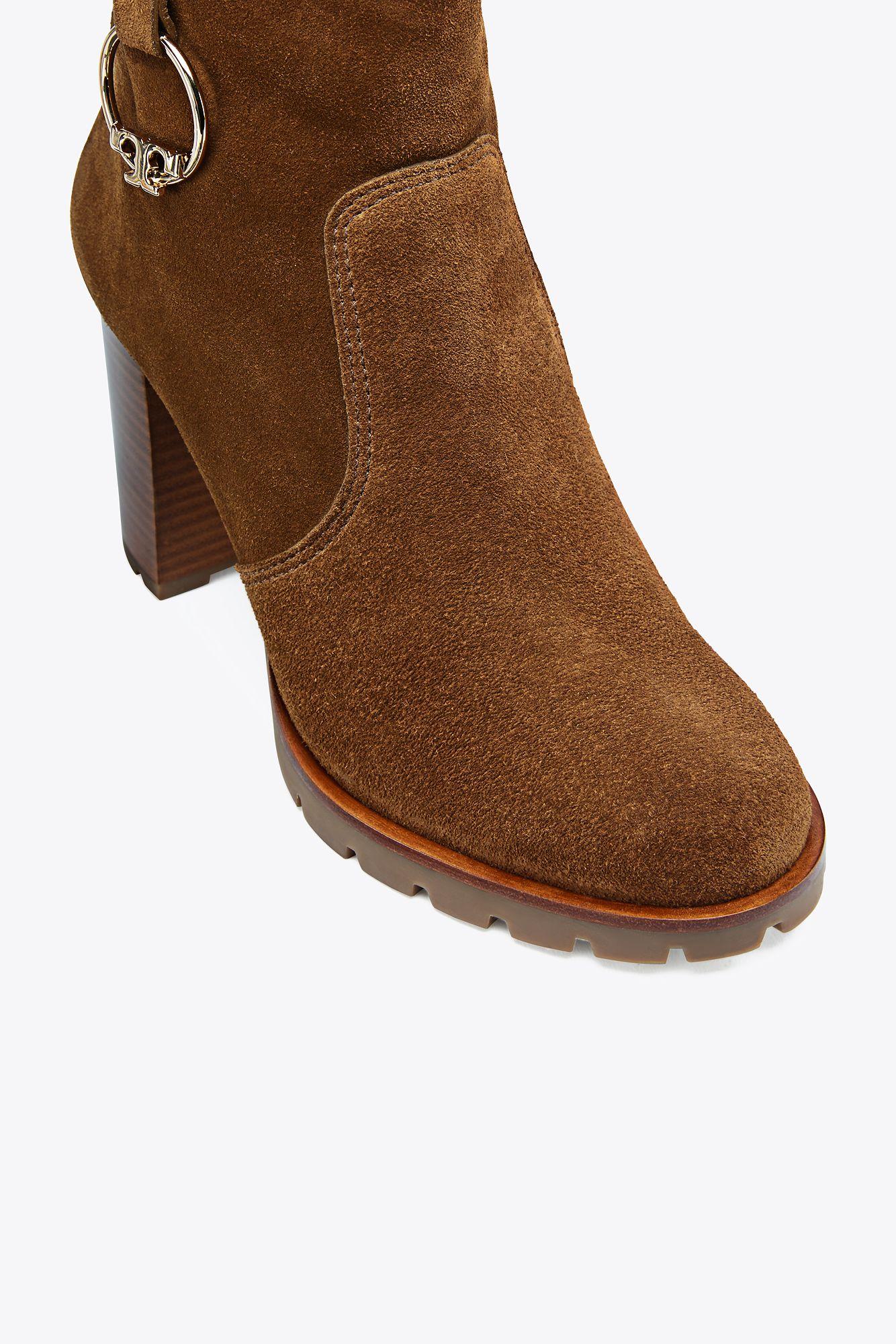 sofia lug sole bootie tory burch