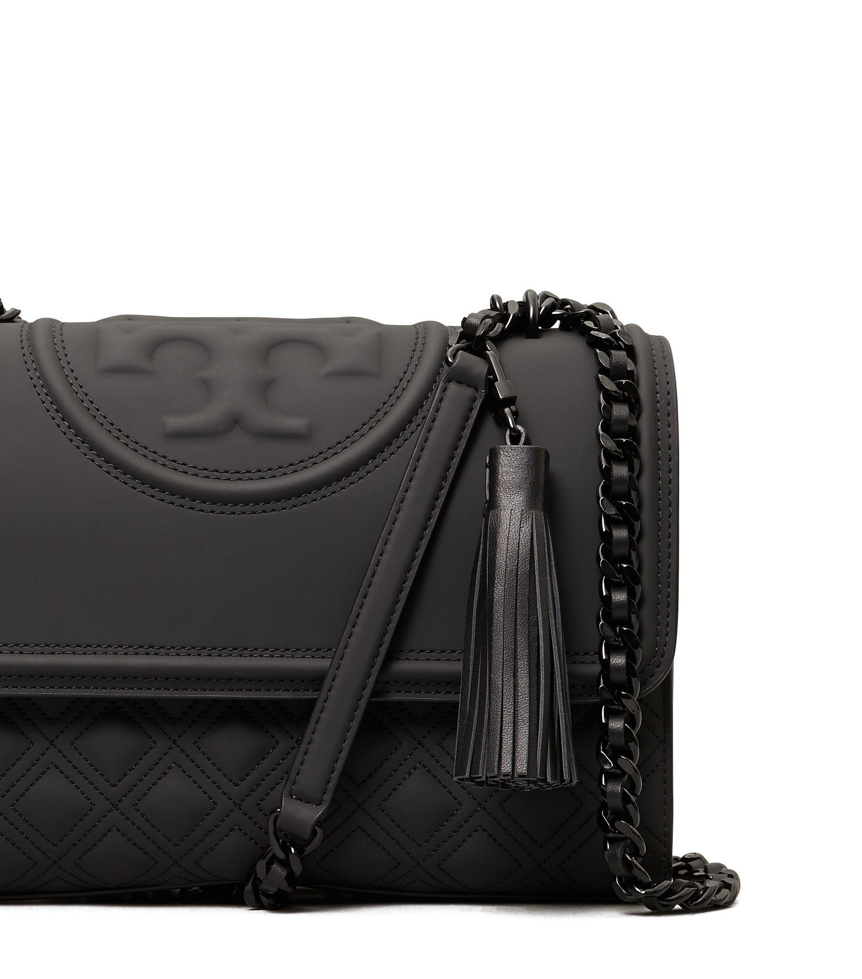 Tory Burch Fleming Matte Convertible Shoulder Bag in Black Lyst