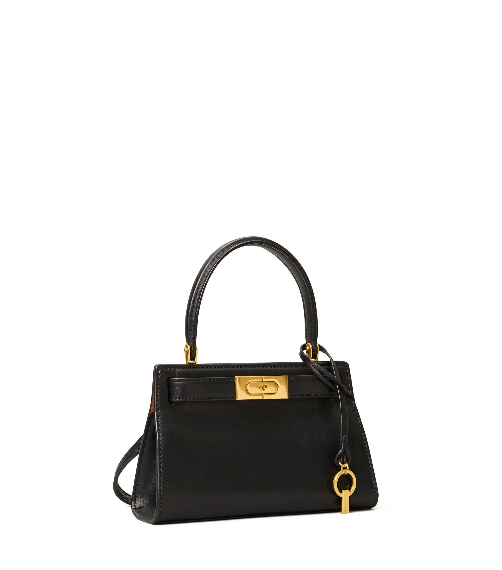 Tory Burch Mini Lee Radziwill Leather Bag in Black - Save 51% | Lyst