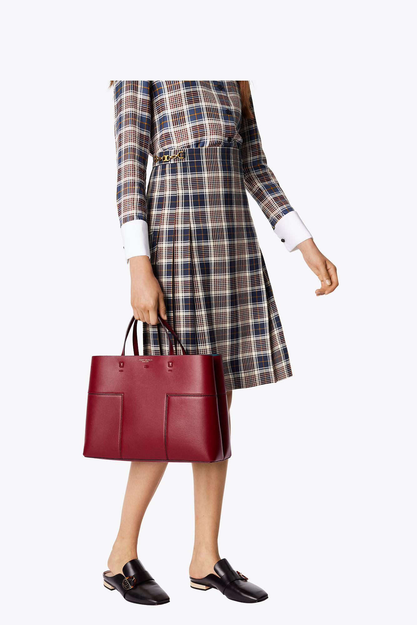 block t triple compartment tote