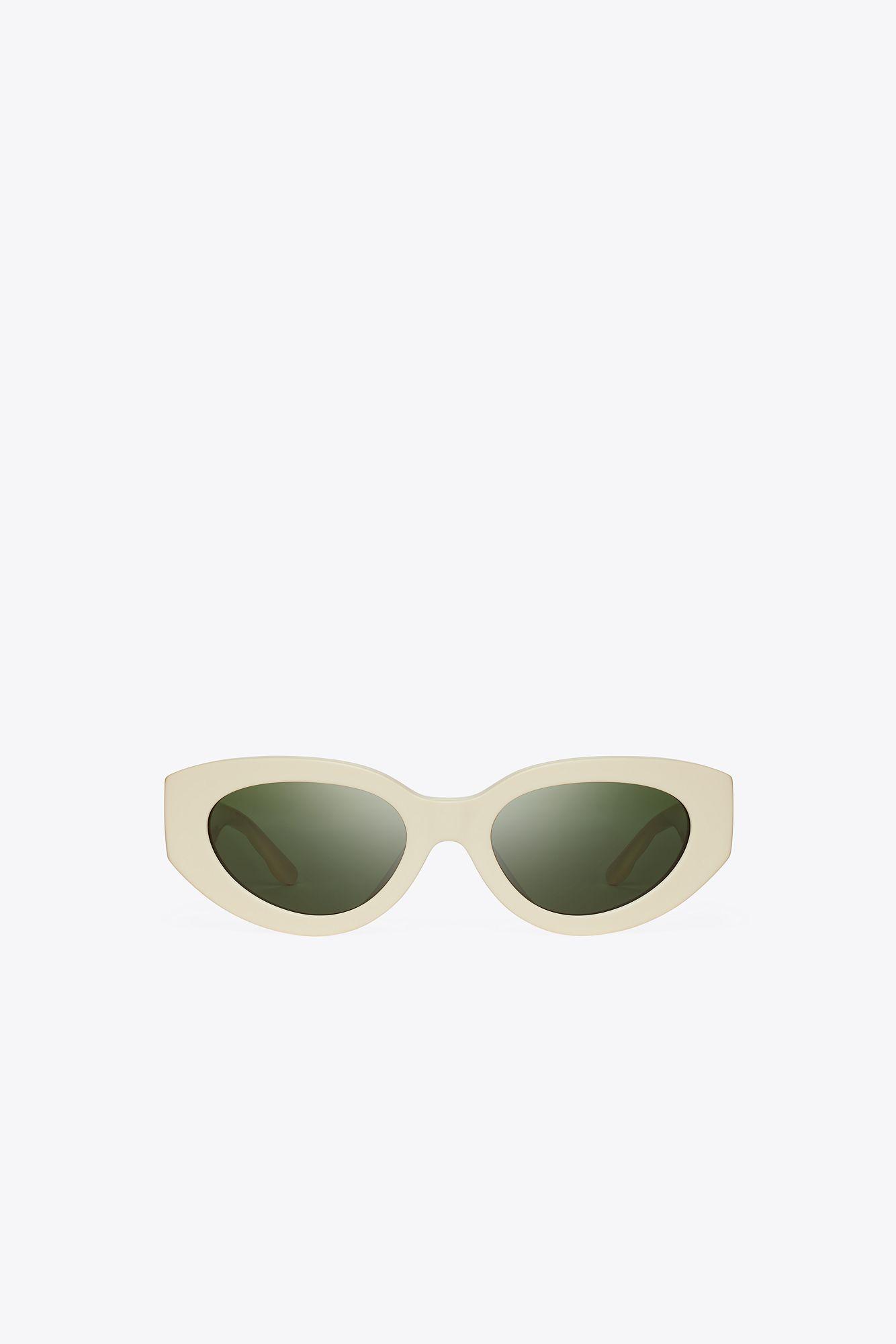 Tory Burch Kira Cat-eye Sunglasses in Green