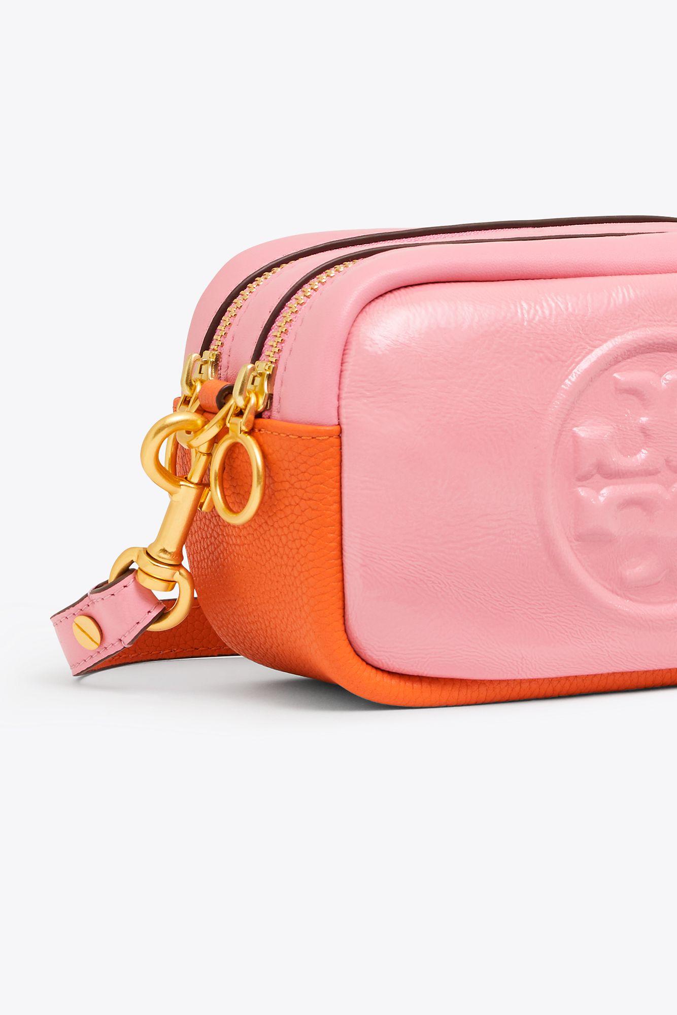 Tory Burch Leather Perry Bombe Color-block Mini Bag in Pink - Lyst