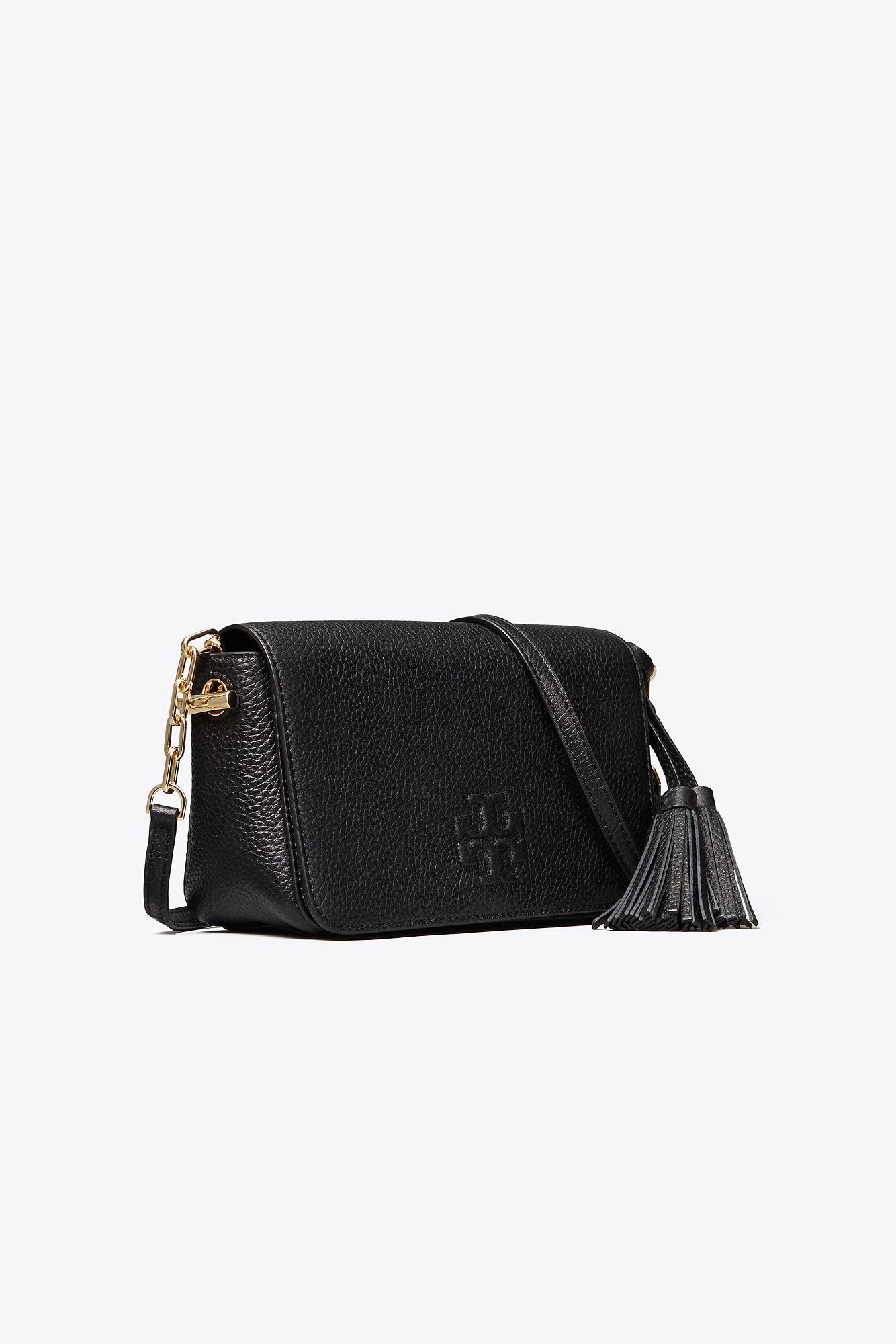 Tory Burch Thea Mini Bag in Black - Lyst