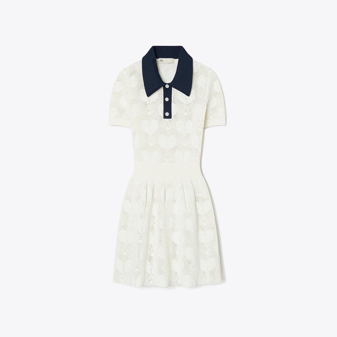 Tory Sport Tory Burch Racquet Mesh Dress in White | Lyst Tory Sport Tory Burch Racquet Mesh Dress in White | Lyst