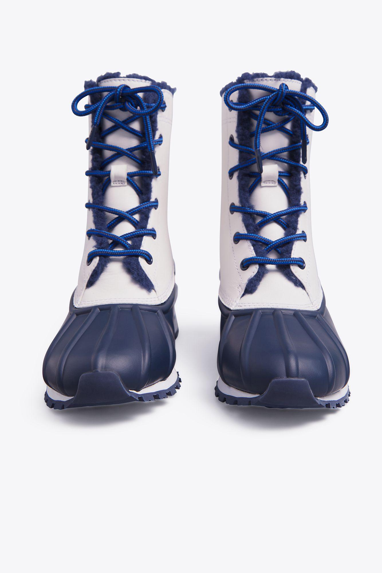 tory burch duck boots