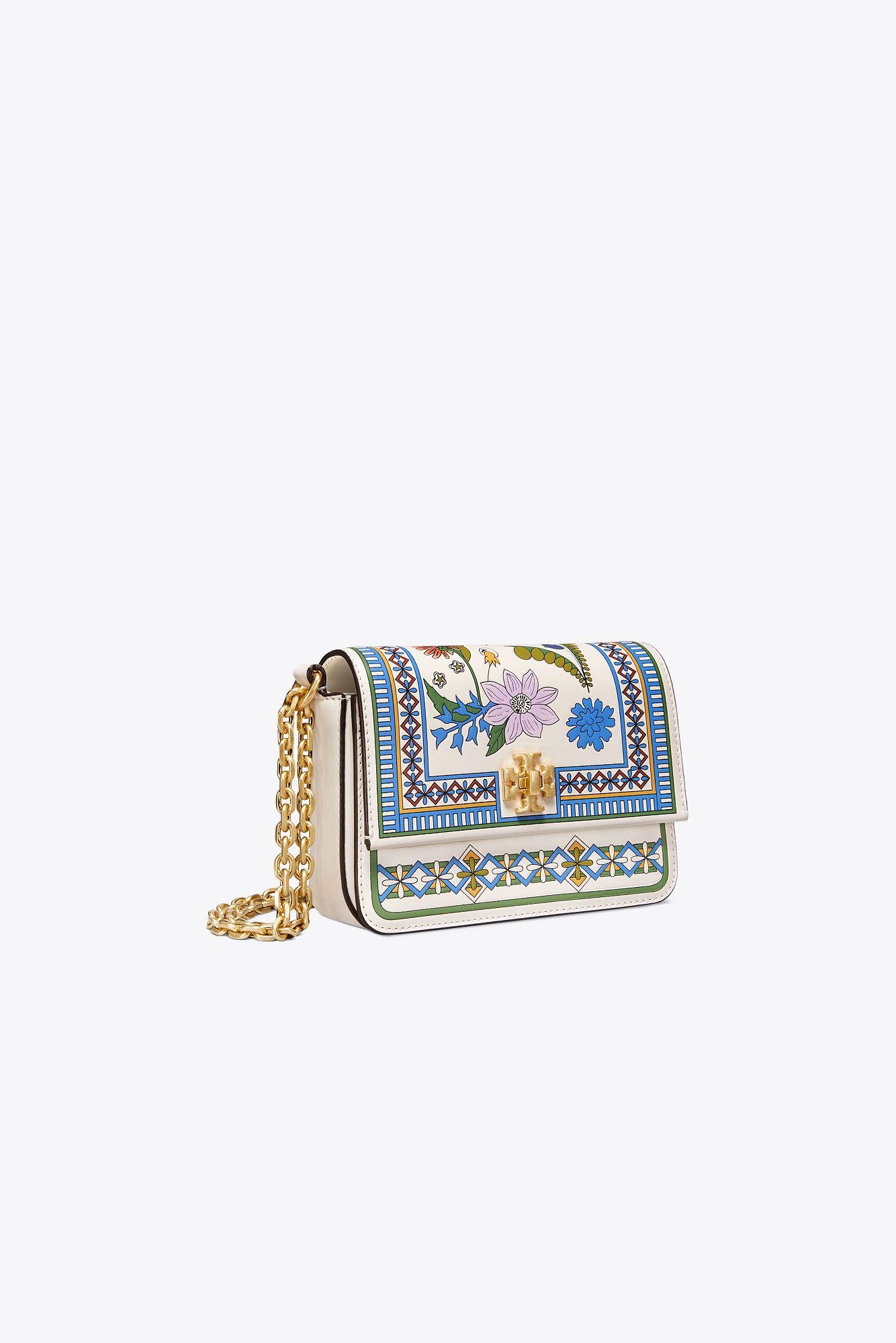 stand pack launch Tory Burch Kira Floral Mini Shoulder Bag | Lyst