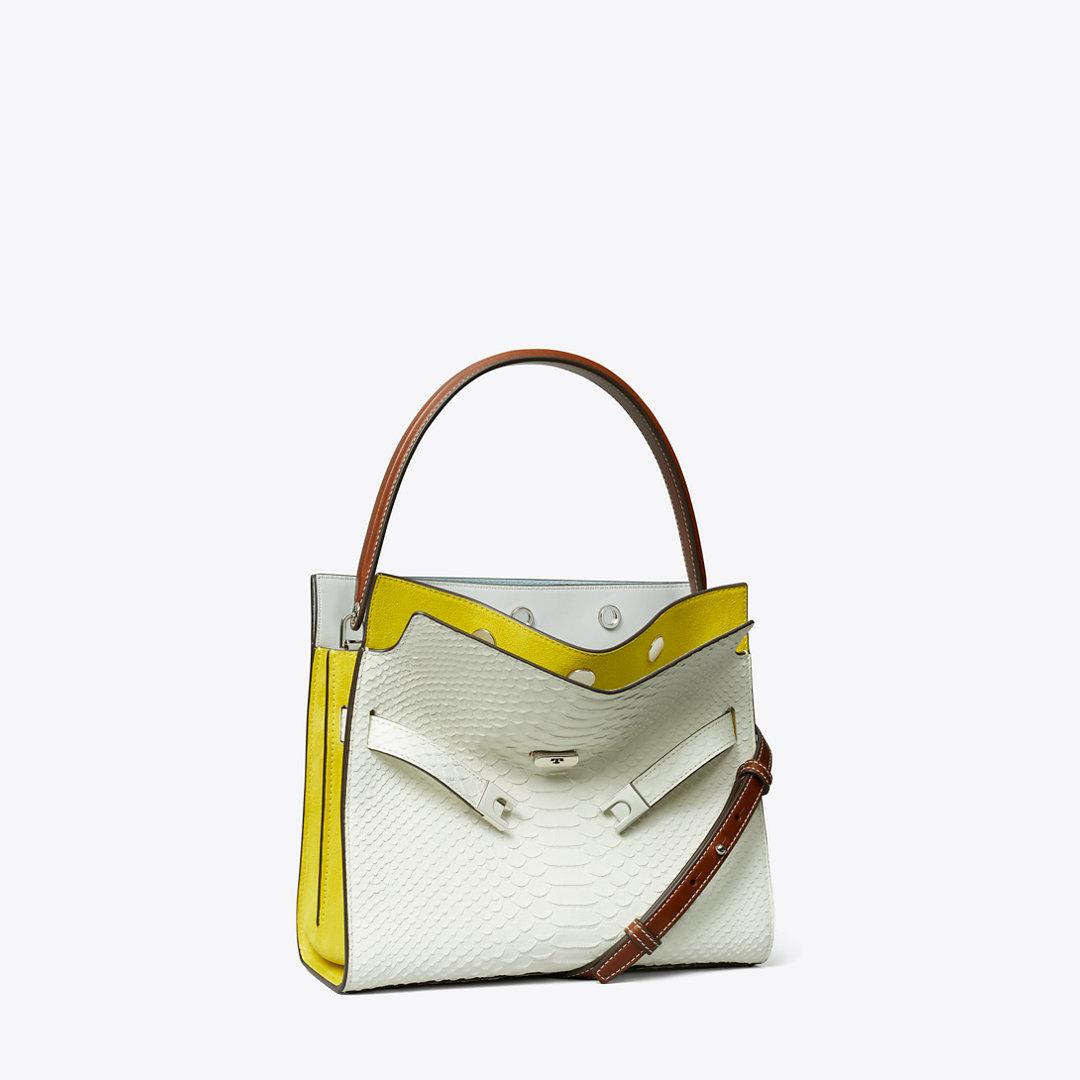 Lee radziwill embossed satchel discount