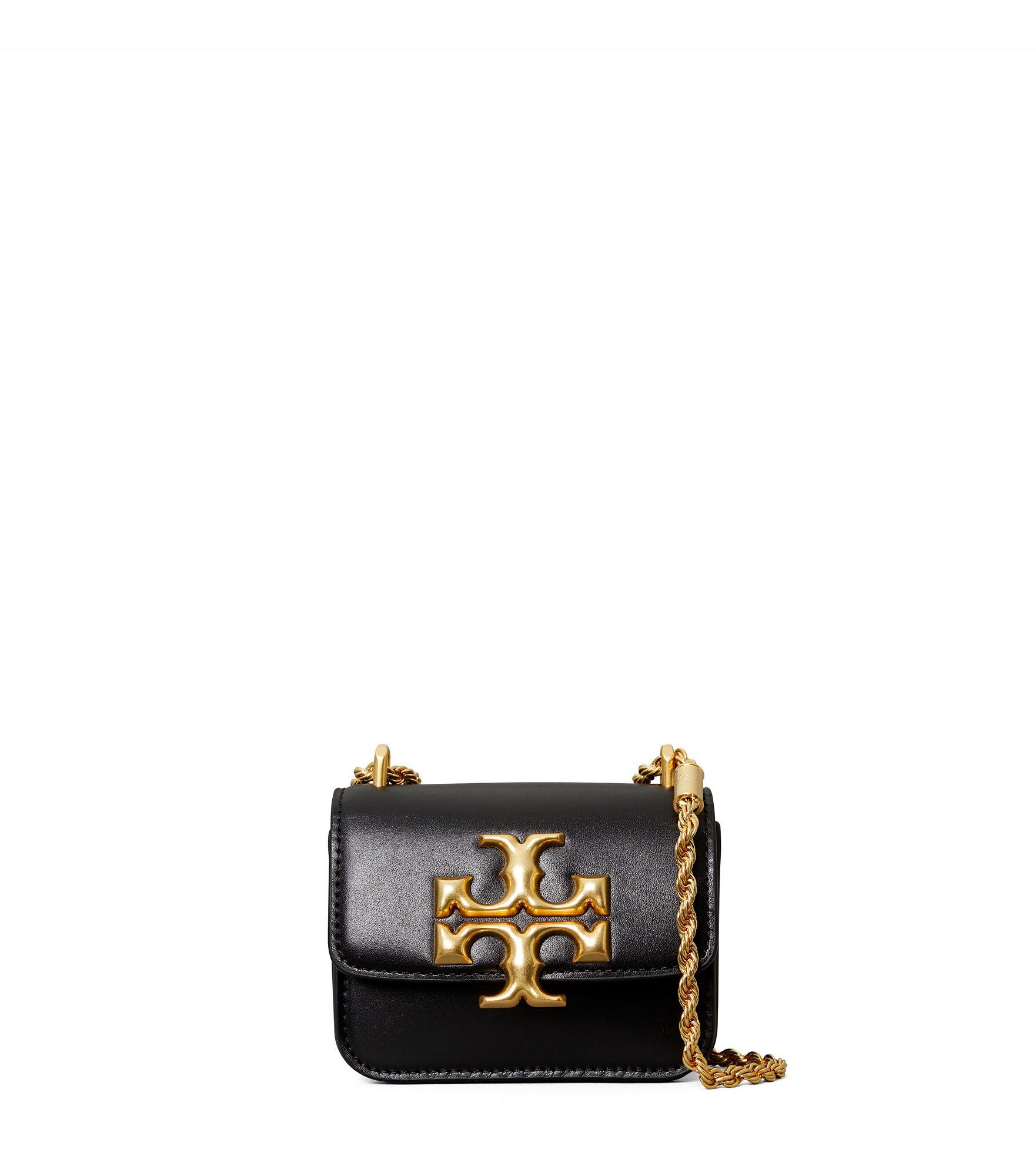 Tory Burch Leather Eleanor Mini Crossbody in Black Lyst