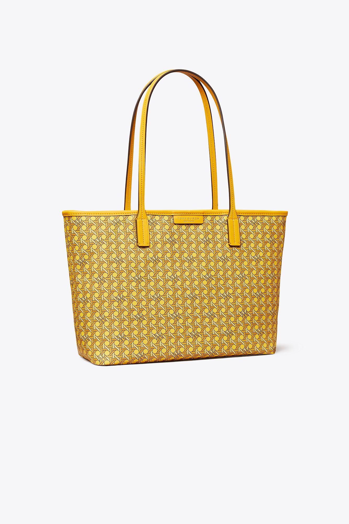Tory Burch Small Everready Zip Tote in Yellow Lyst