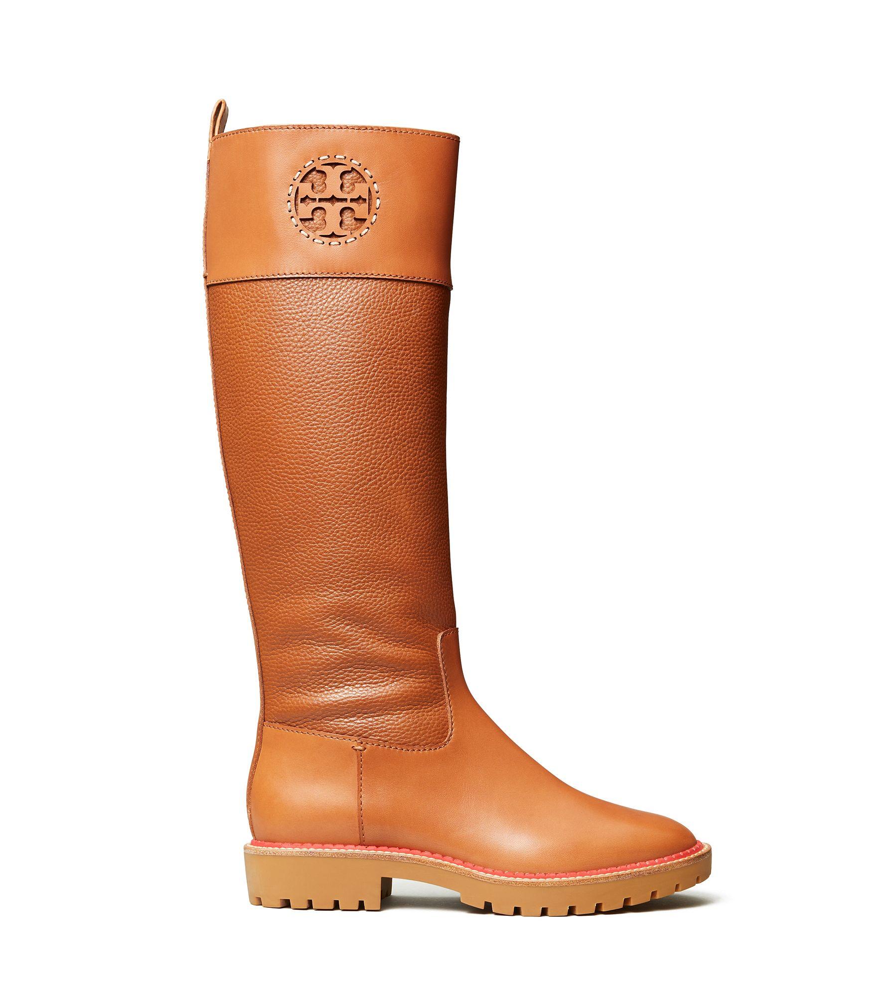 Tory Burch Miller Lug Sole Boot in Brown | Lyst Canada