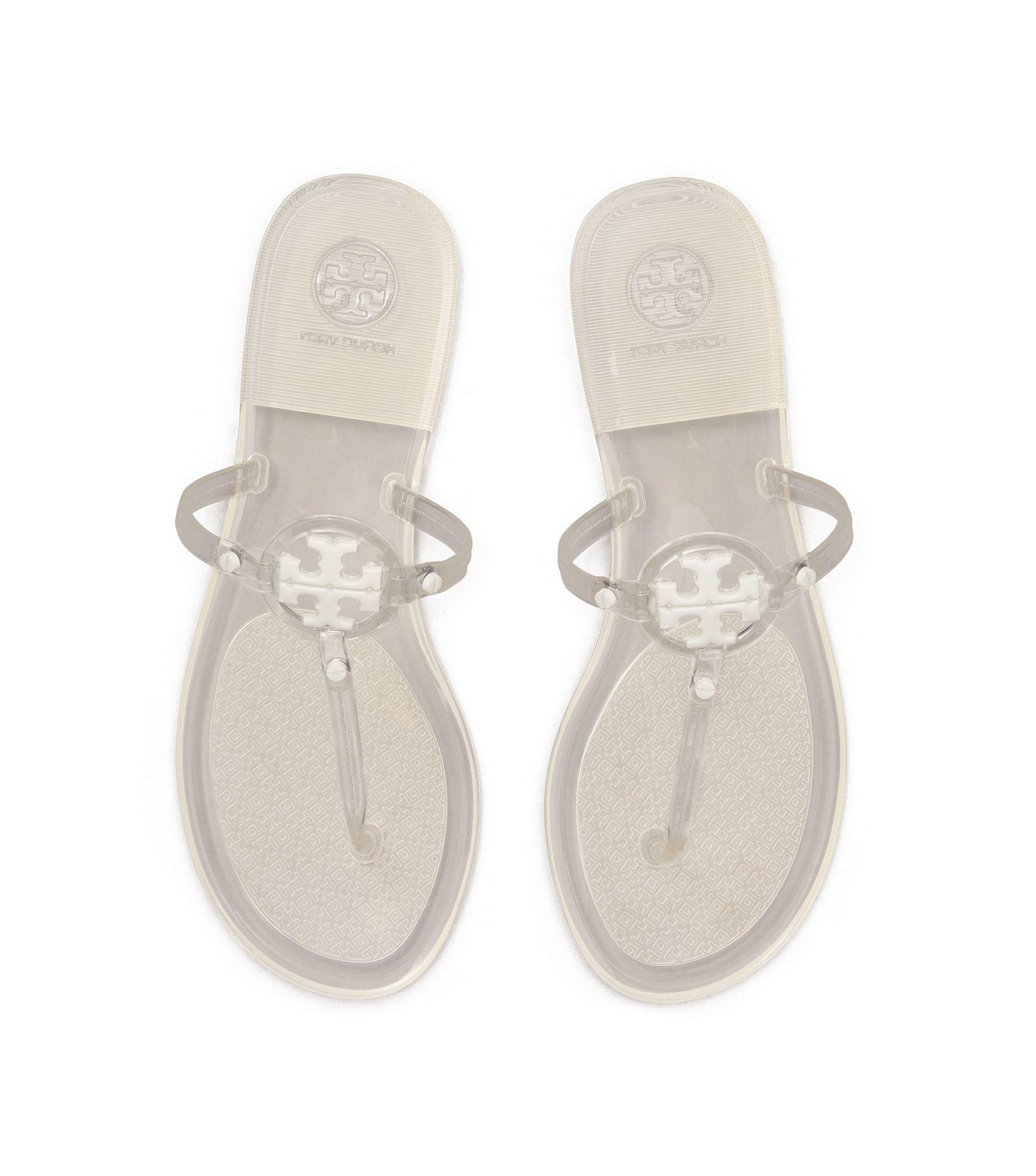 tory burch mini miller jelly clear