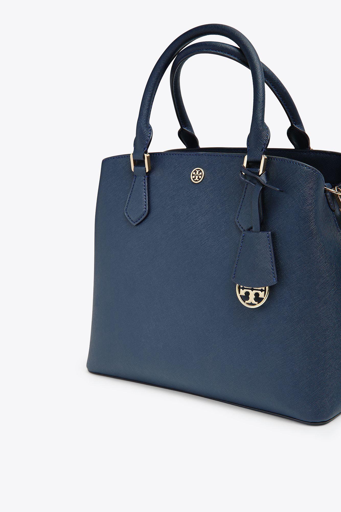 Tory Burch Robinson Mini Double-Zip Tote - Black 11159741 888736502681 -  Handbags, Robinson - Jomashop