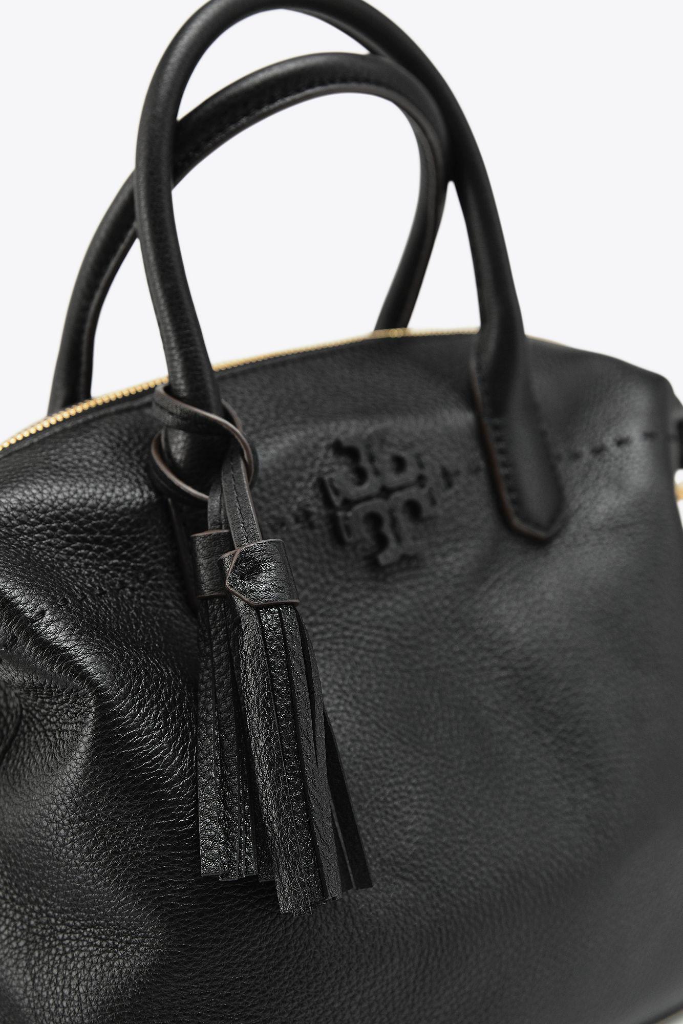 mcgraw slouchy leather satchel