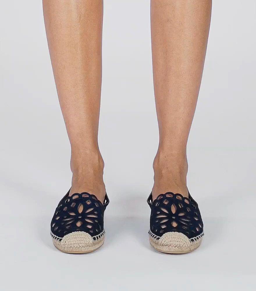 tory burch may perforated espadrille flat