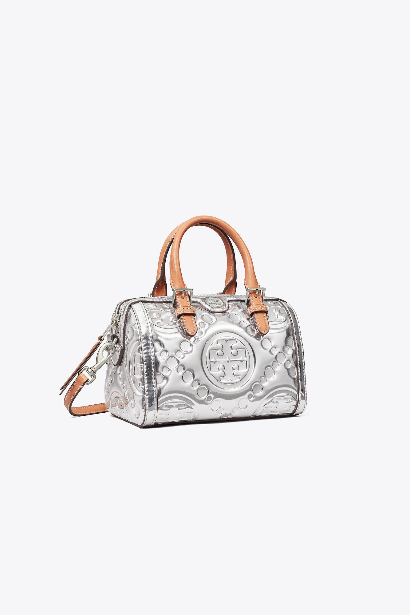 Tory Burch T Monogram Jacquard Mini N/S Tote, Luxury, Bags
