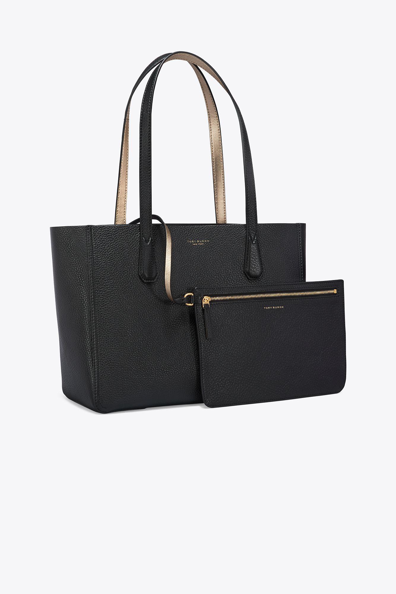 tory burch perry leather tote bolsa