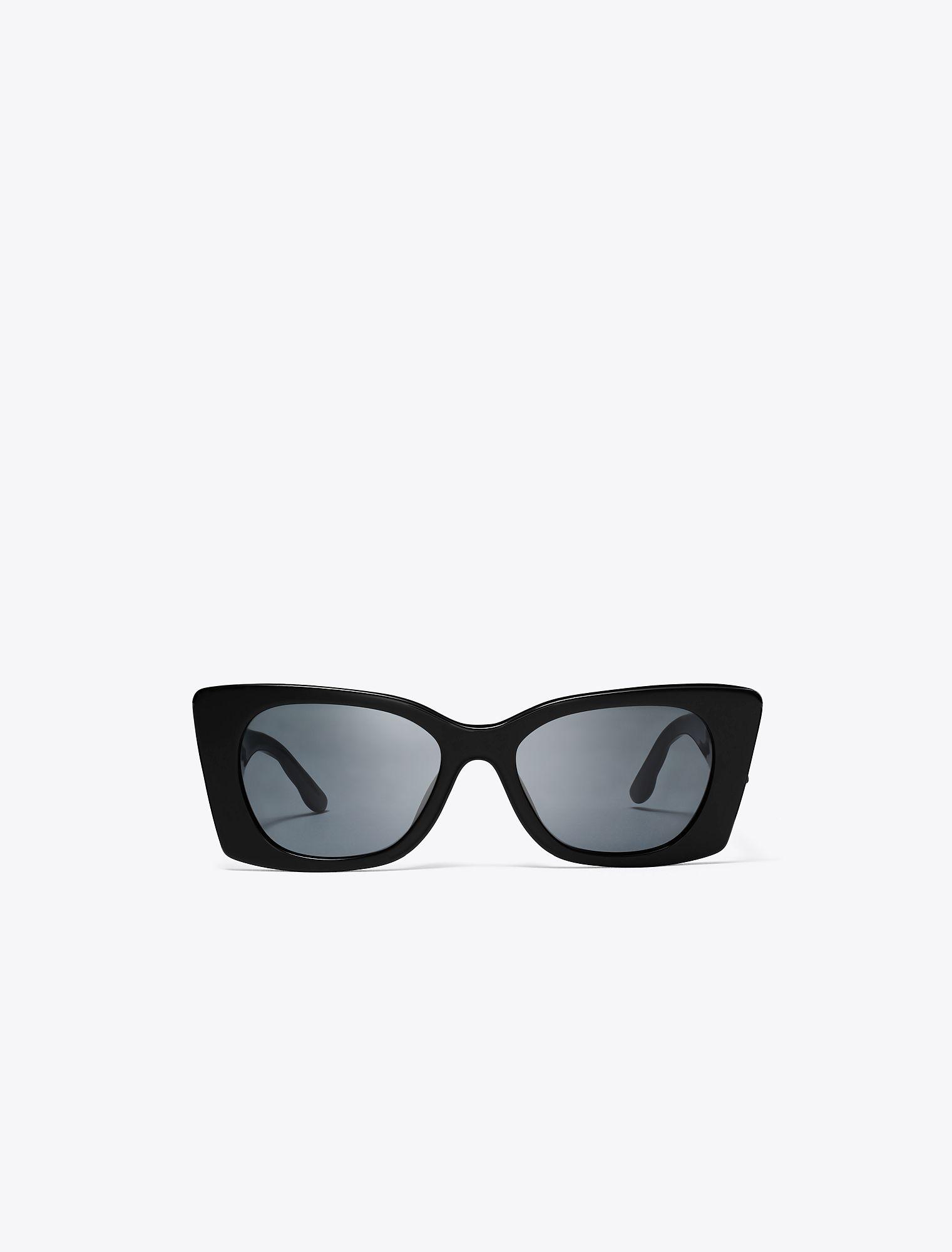 Tory Burch Kira Quilted Geometric Sunglasses in White | Lyst UK