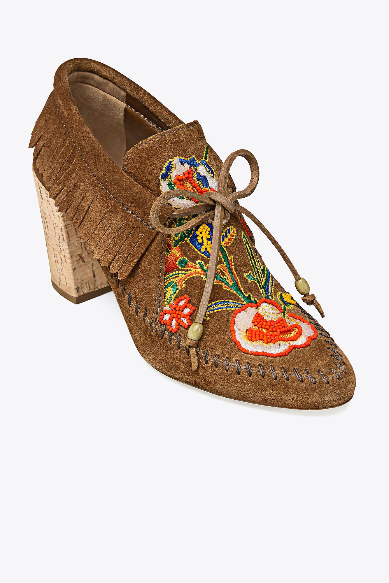 tory burch huntington fringe bootie