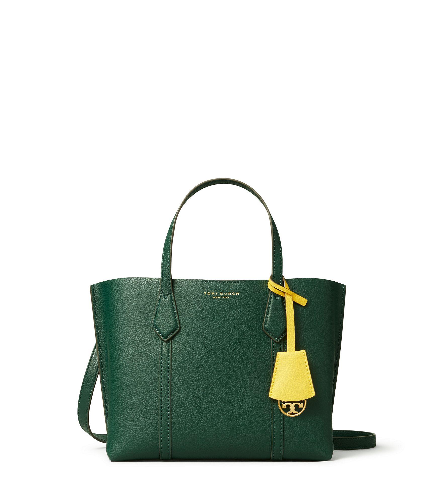Tory Burch Perry Small Triple-compartment Tote in Green