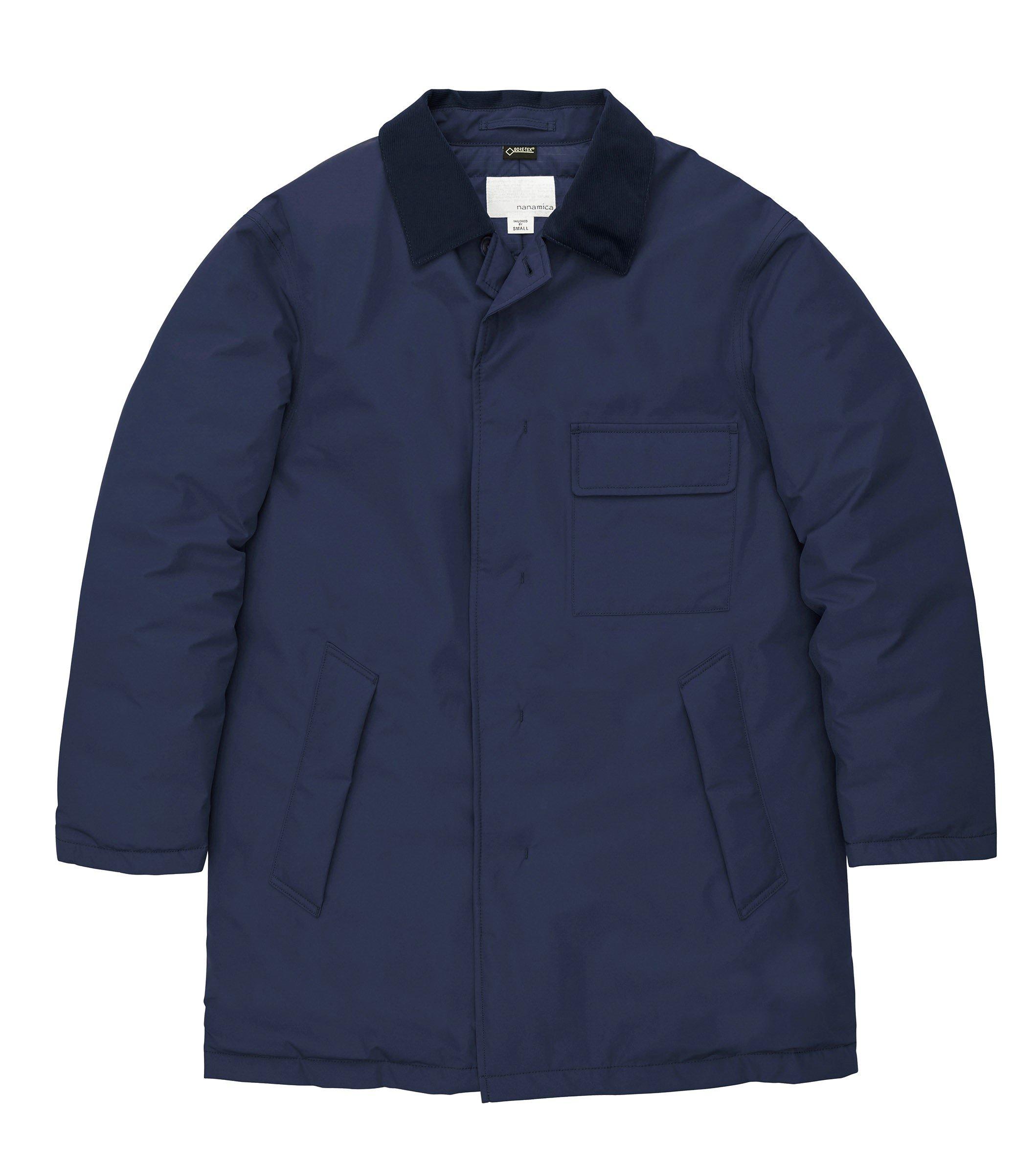 Nanamica Synthetic Gore-tex Down Coat Marine Navy for Men - Lyst