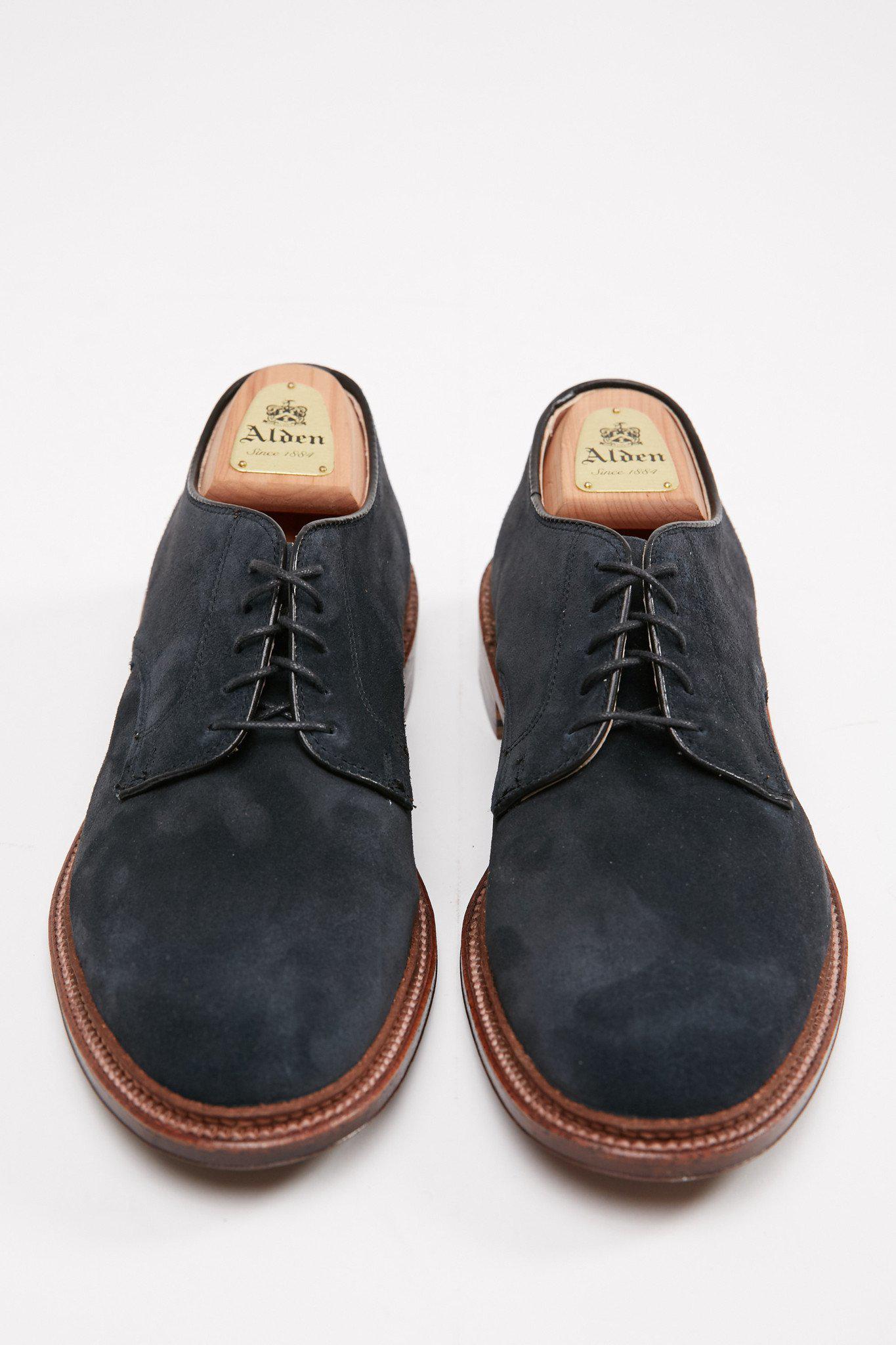 alden suede blucher