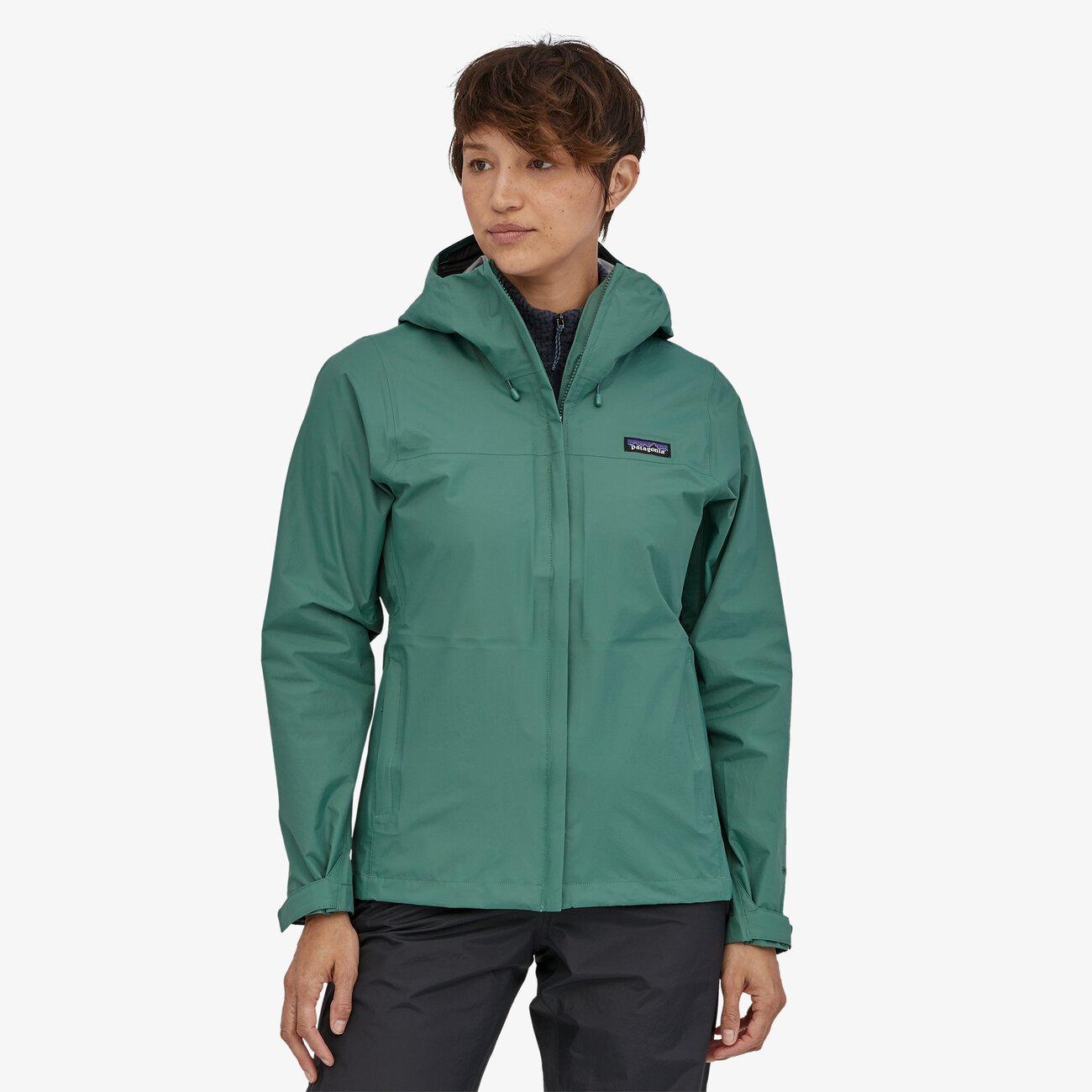 patagonia torrentshell jacket green