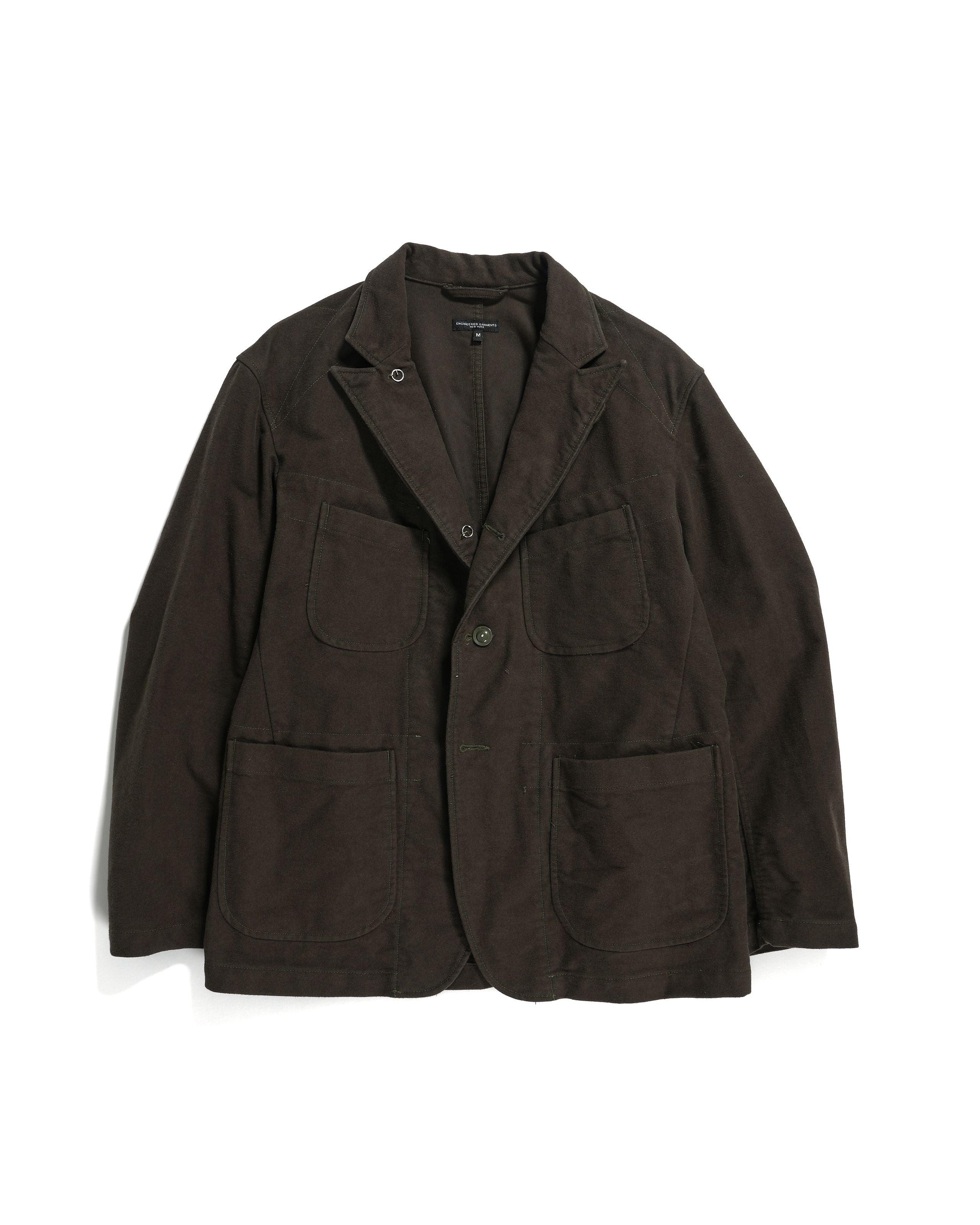 Engineered Garments Bedford Jacket Moleskin- Olive in Black for Men | Lyst