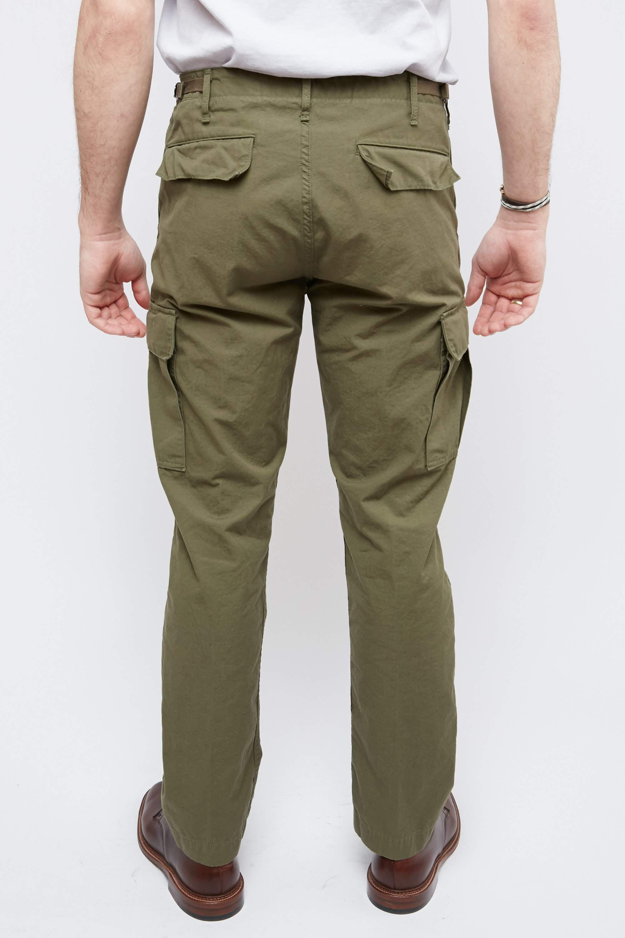 Orslow Cotton 6 Pocket Cargo Fatigue Pants in Green for Men - Lyst