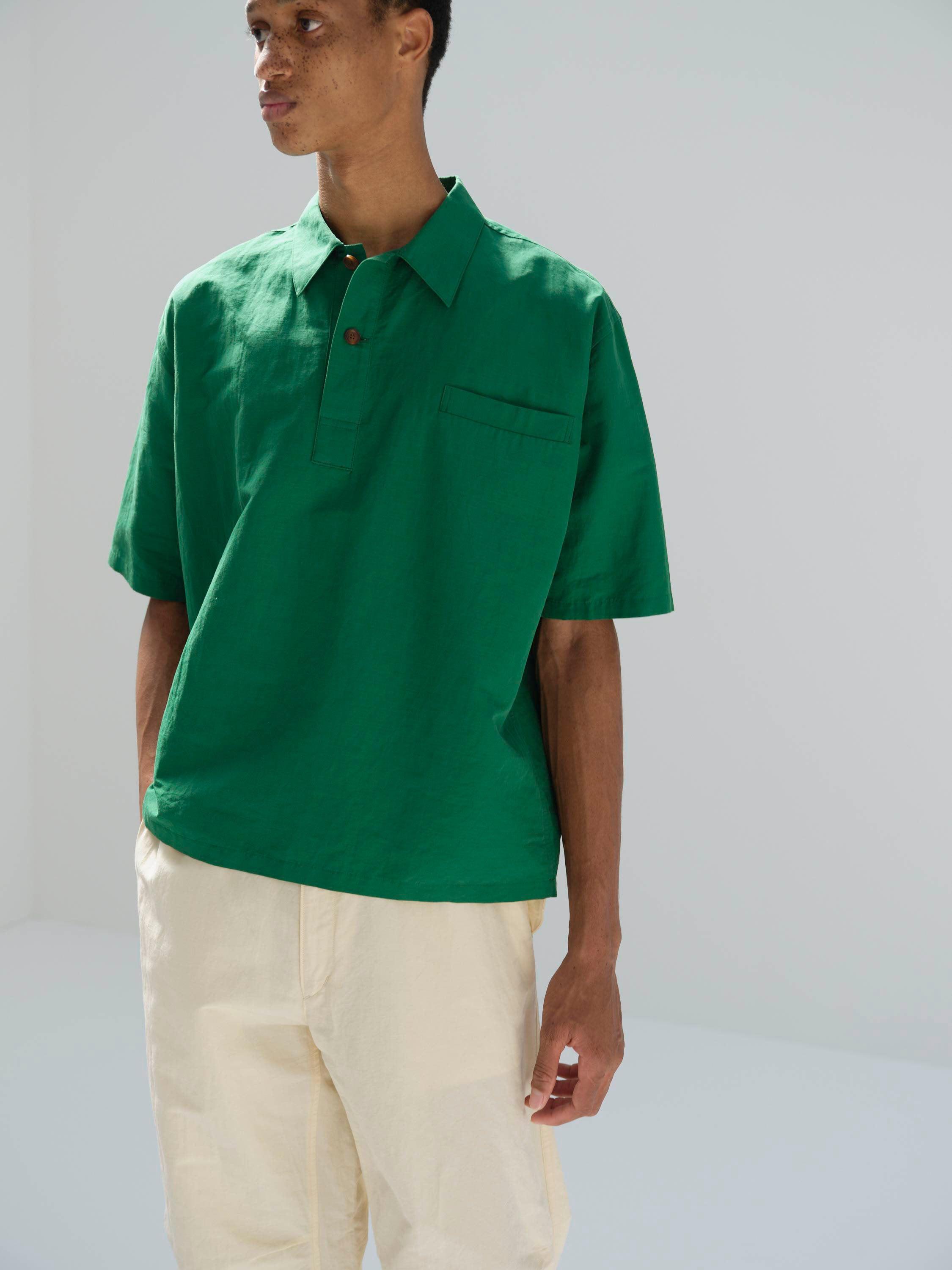 AURALEE CHINO HALF SLEEVED SHIRTS | forstec.com