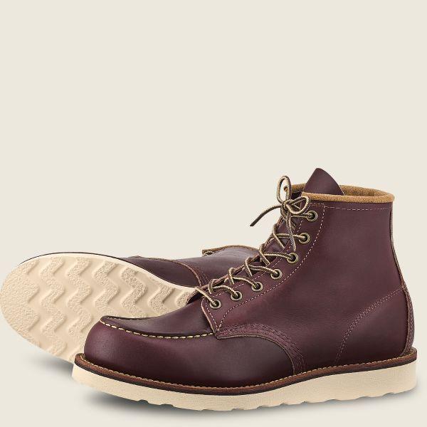 Red Wing Red Wing #8856 Classic Moc Men's 6-inch Boot In Oxblood Mesa