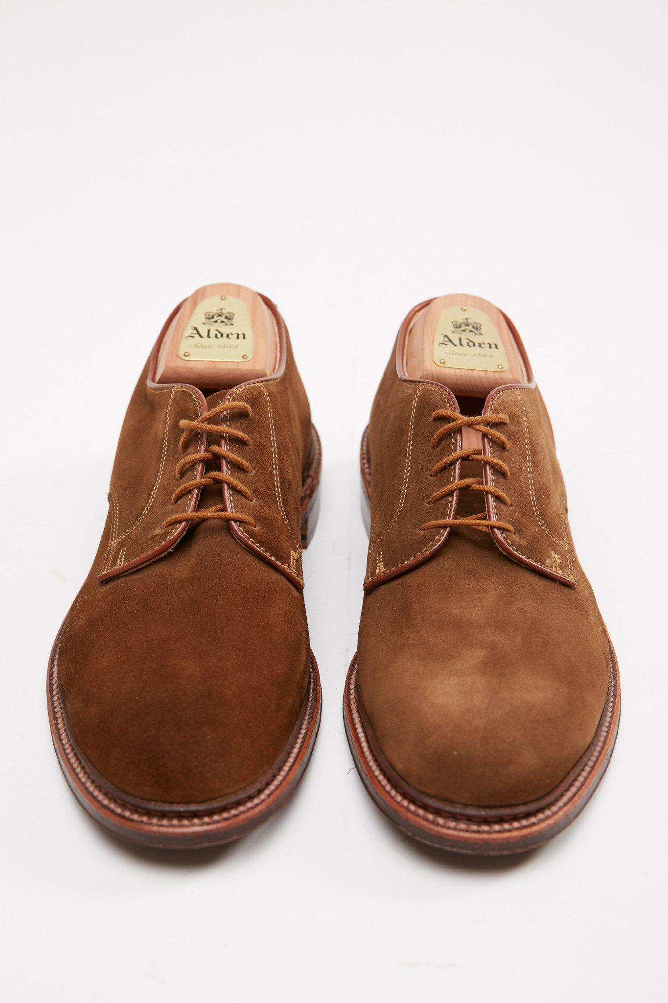alden suede blucher