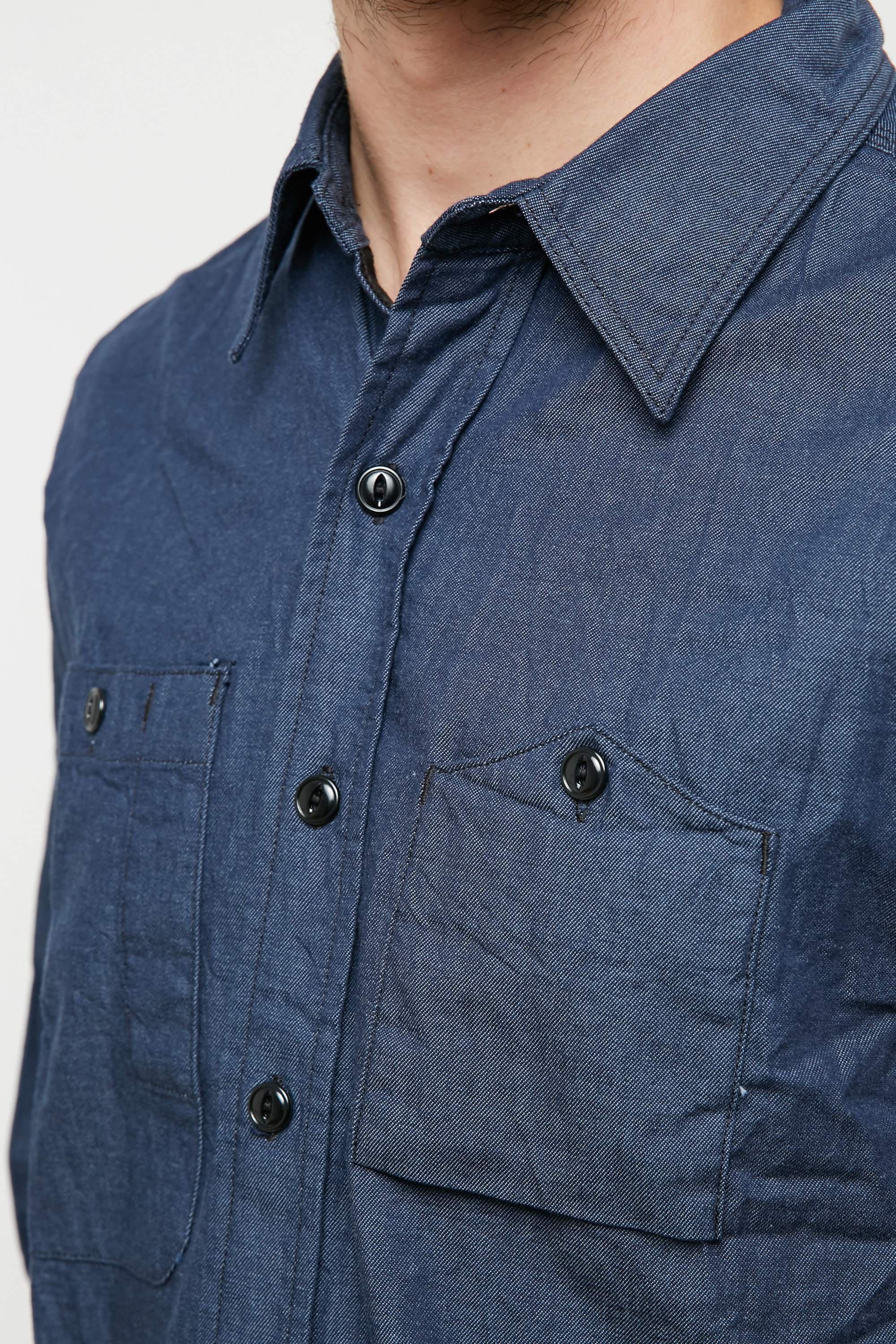 engineered garments denim shirt