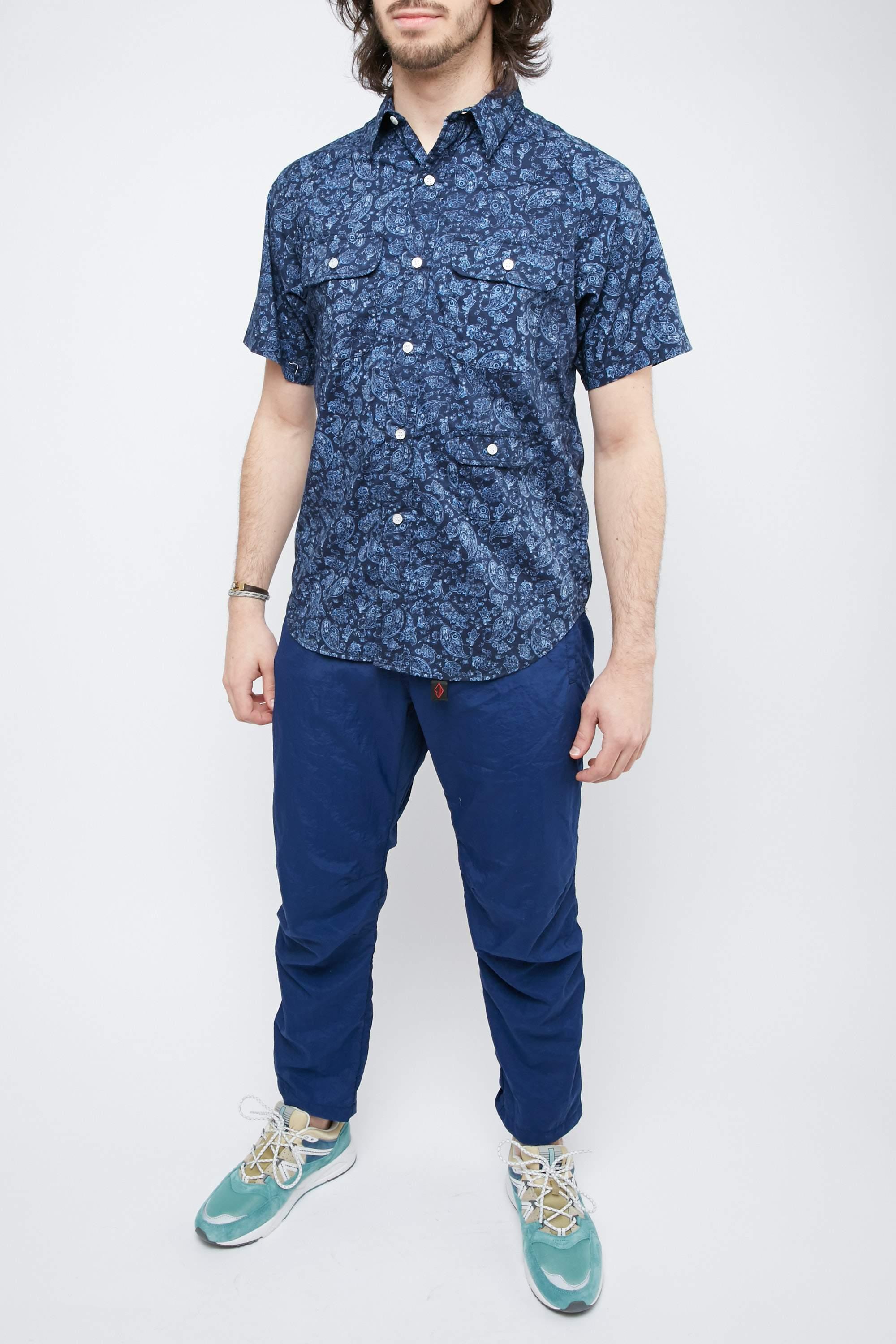 paisley short sleeve shirt mens