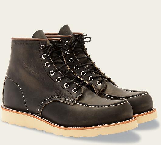 red wing moc toe charcoal